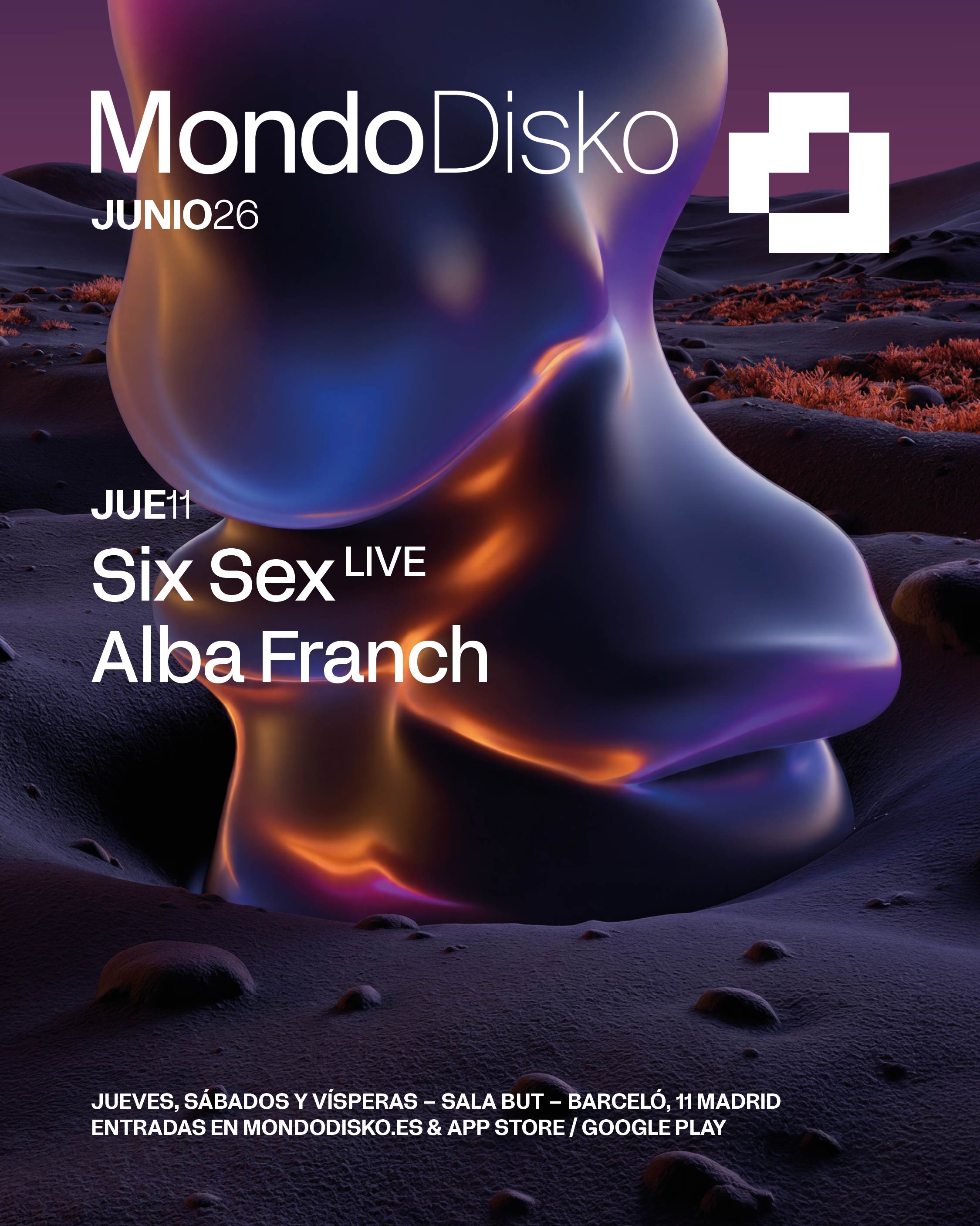 Six Sex Live, Alba Franch @ Mondo Disko