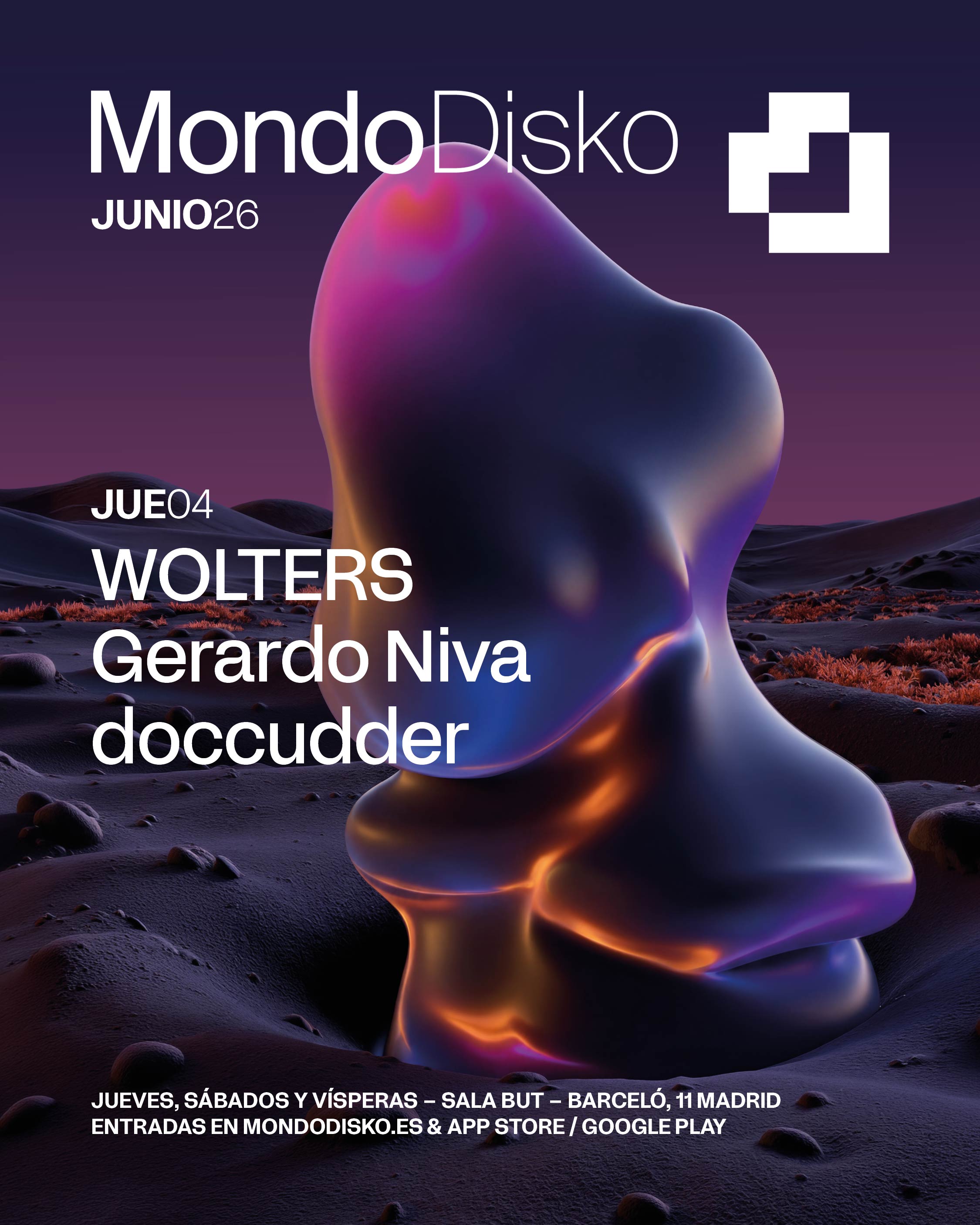 Wolters, Gerardo Niva, doccudder @ Mondo Disko