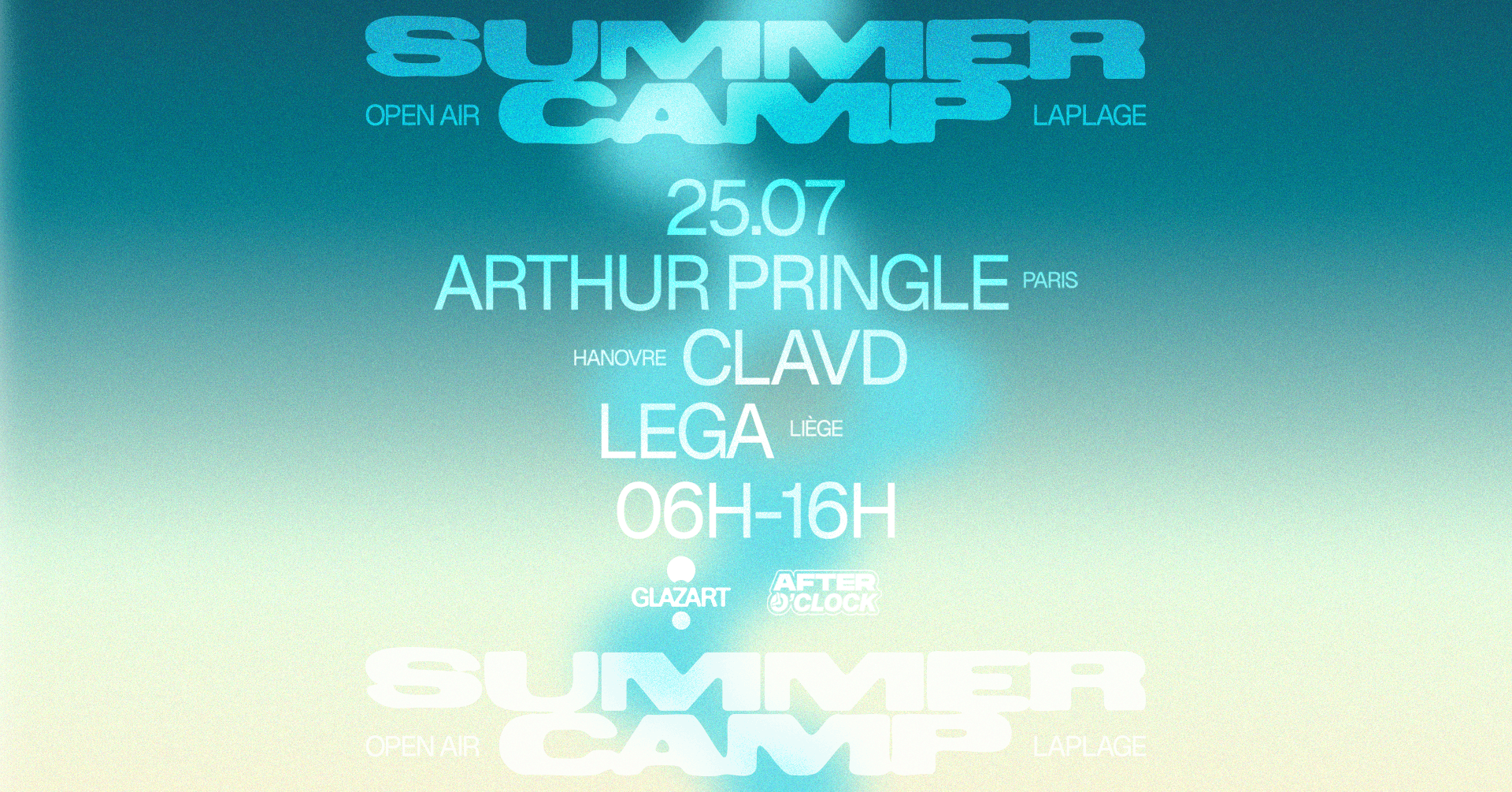 After O'Clock X La Plage Open Air: LEGA, CLAVD & More