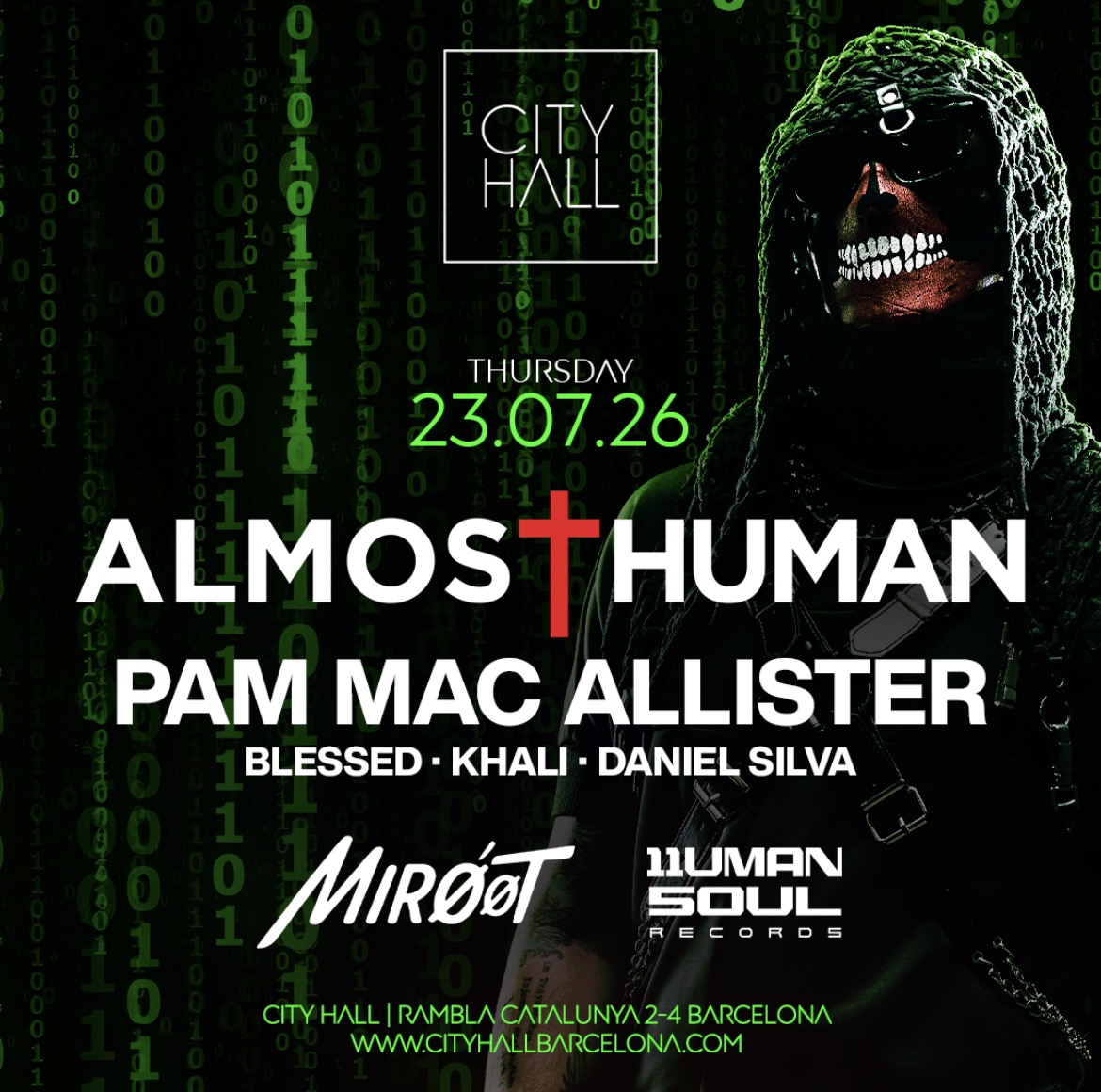 City Hall pres ALMOST HUMAN x UNFOLD Session 1