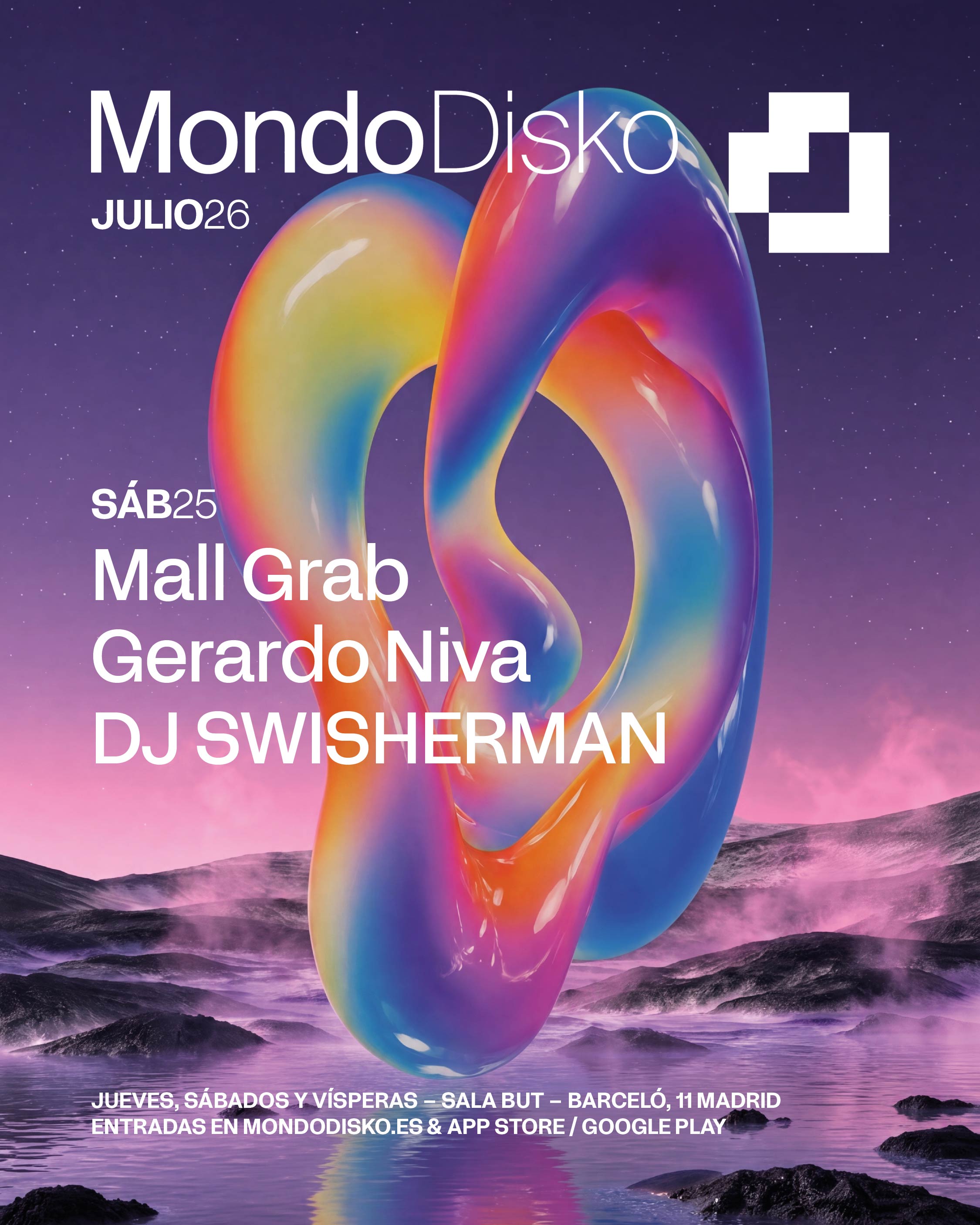 Mall Grab, Gerardo Niva, DJ Swisherman @ Mondo Disko