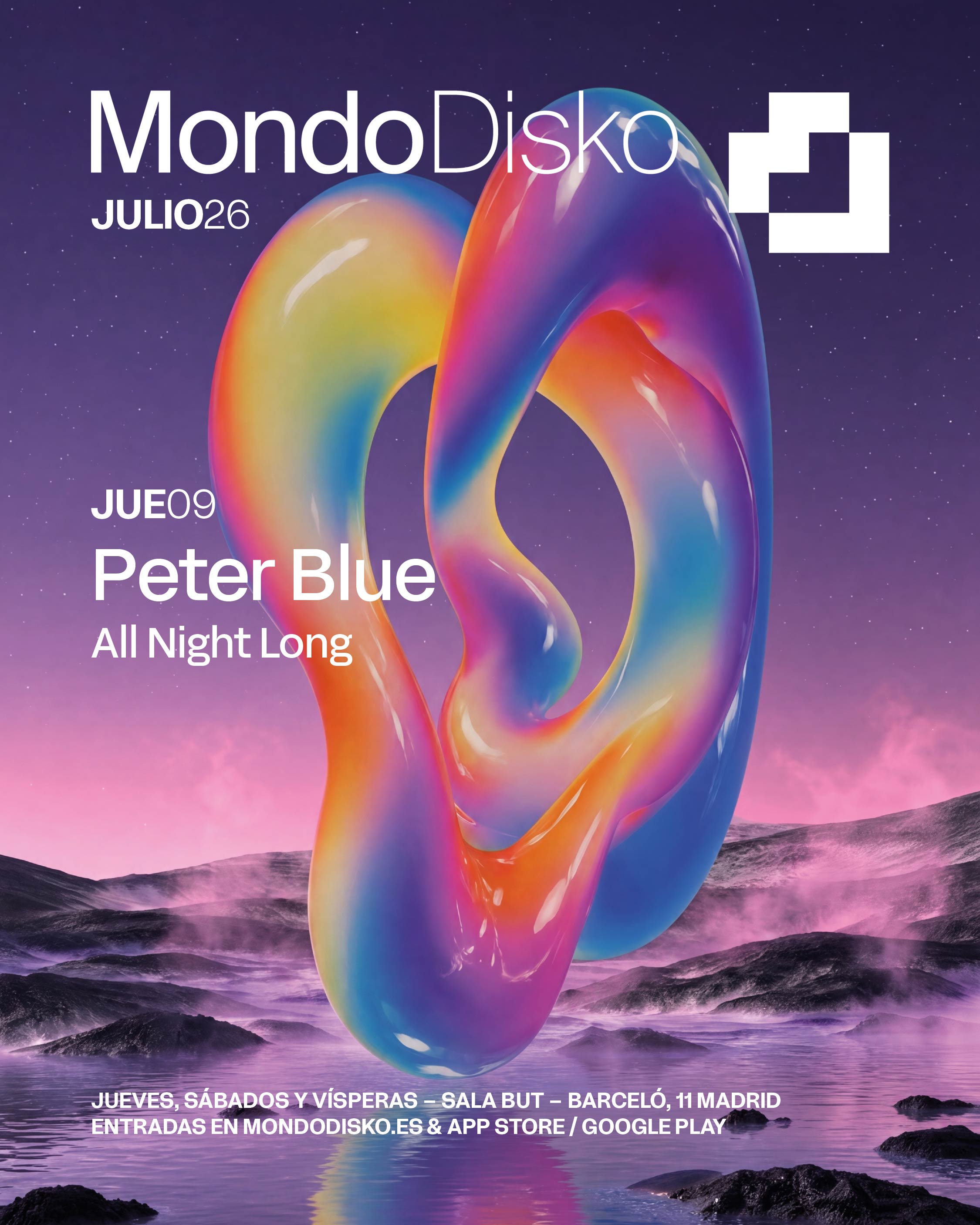 Peterblue All Night Long @ Mondo Disko