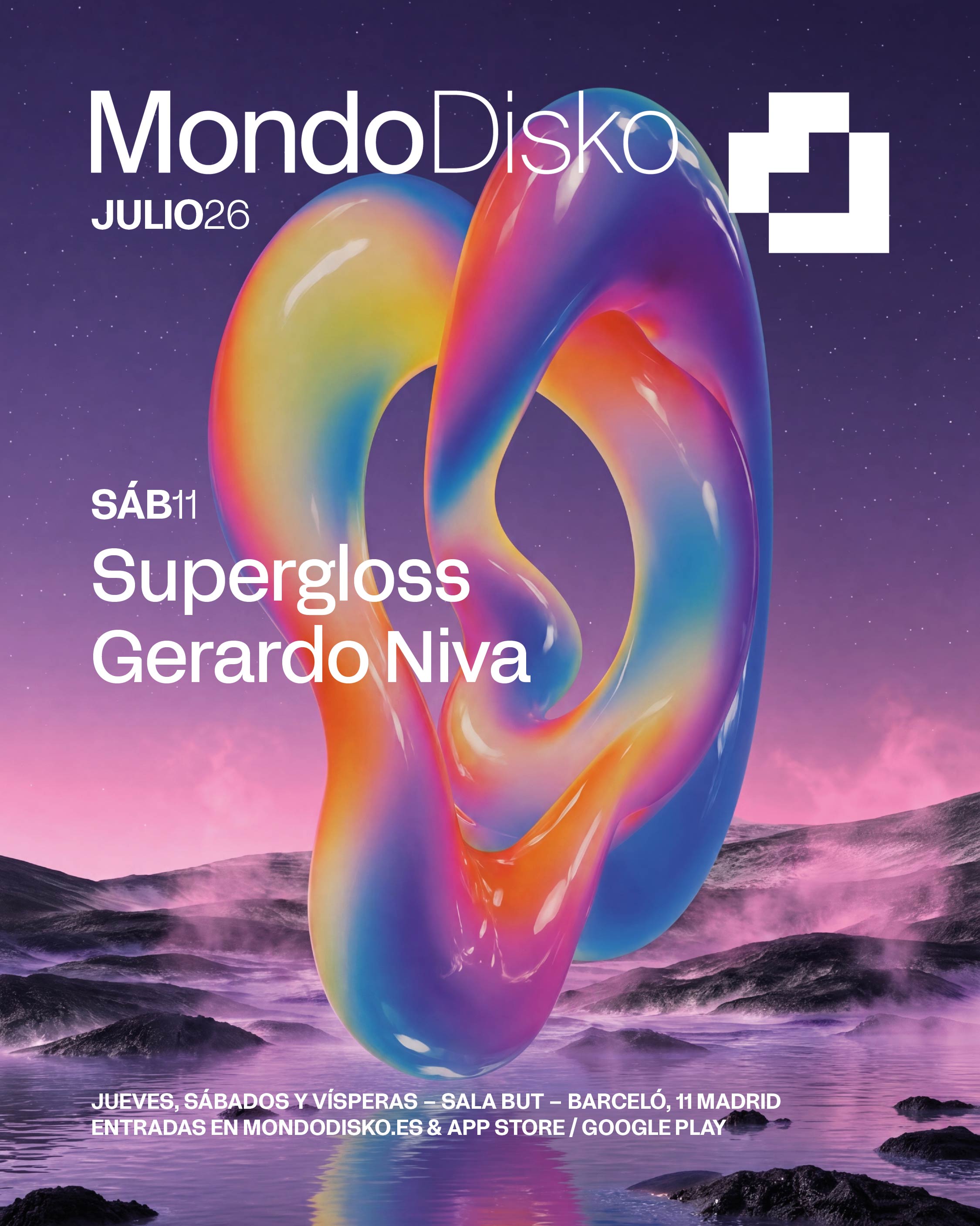 Supergloss, Gerardo Niva @ Mondo Disko