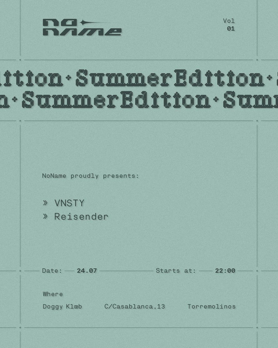 NoName Showcase Vol. 01 : Summer Edition