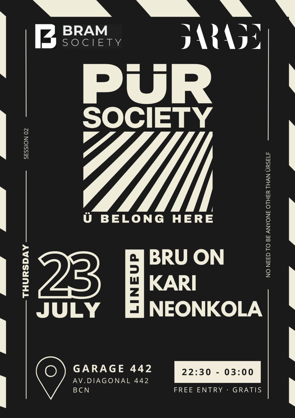 PÜR Society x Bram Society