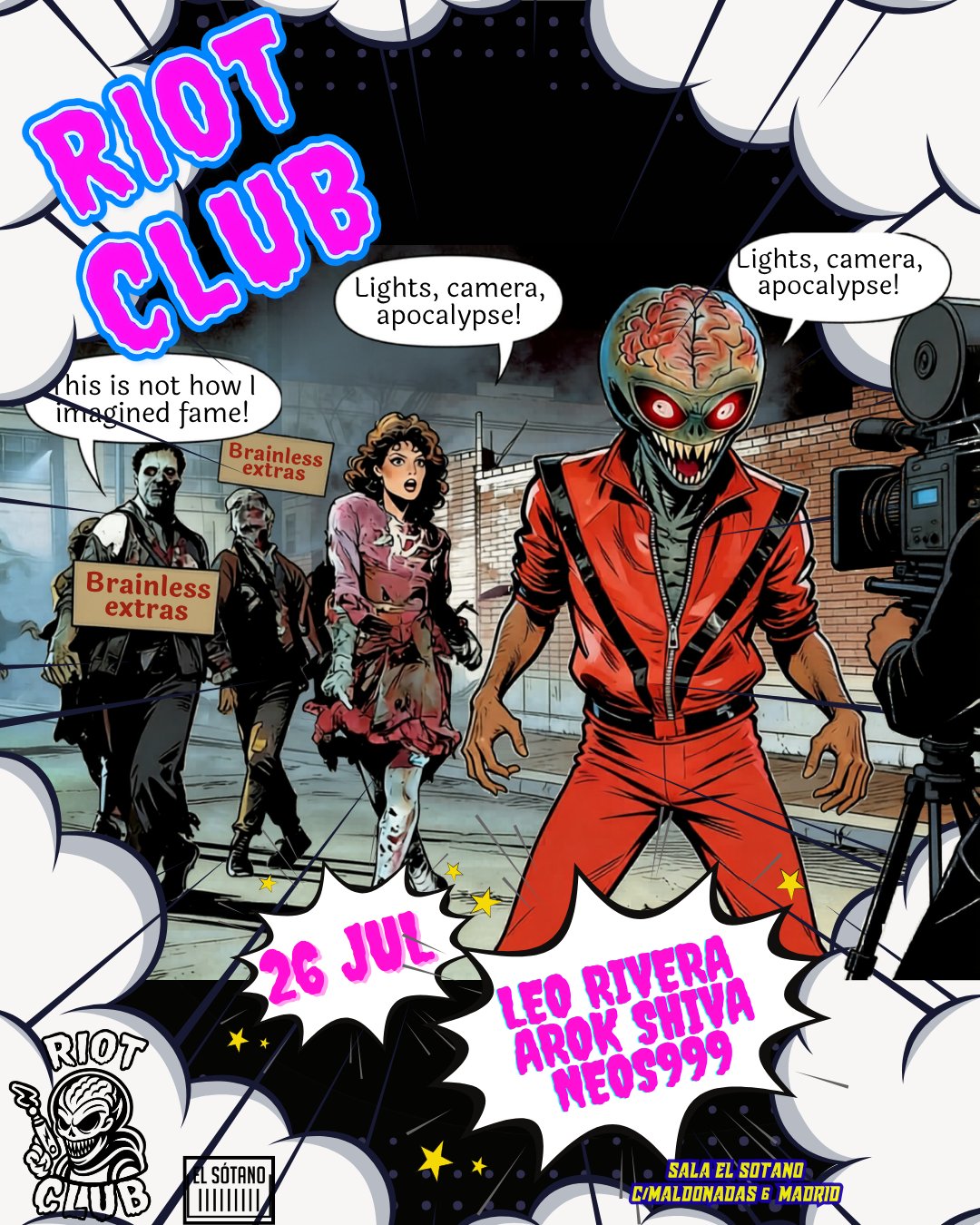 Riot Club: Leo Rivera, Arok Shiva, Neos999