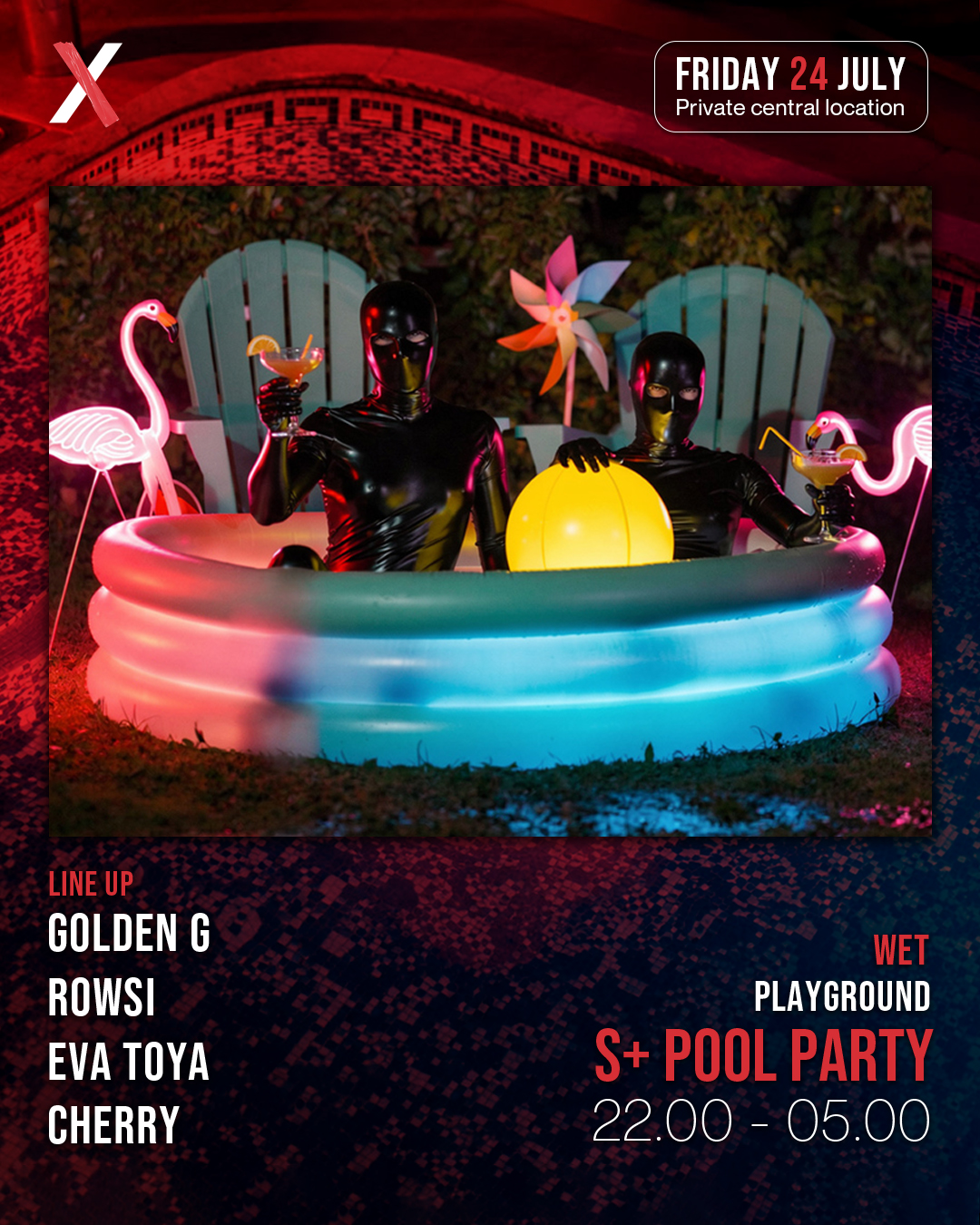 Sex-Positive Techno Party: Pool Edition