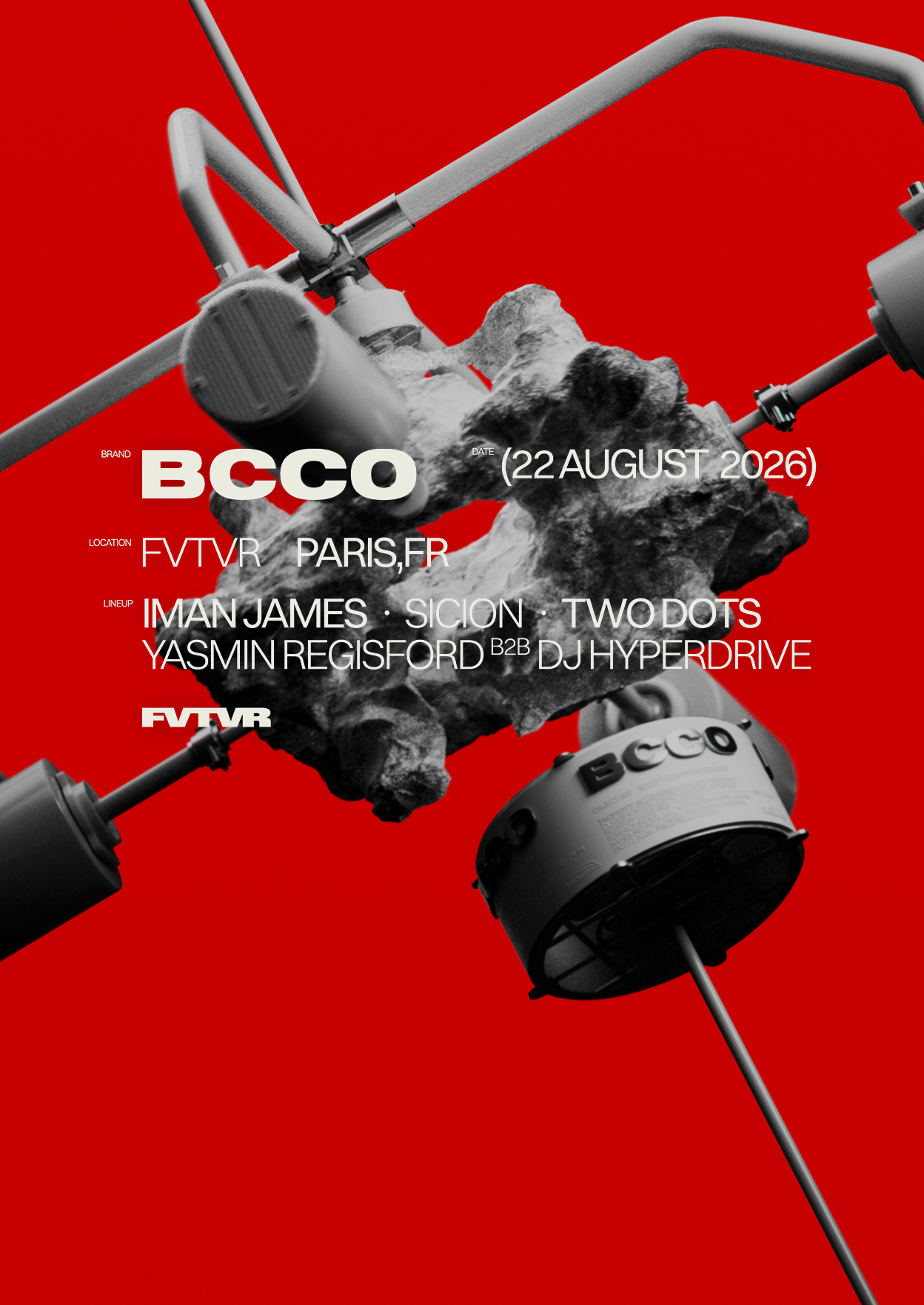 BCCO Berlin: Two Dots, Yasmin Regisford, DJ Hyperdrive