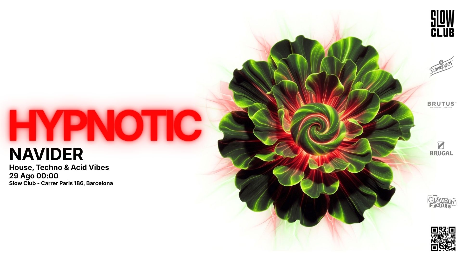 Hypnotic with Navider at Slow Club, Barcelona, 29 August 2026