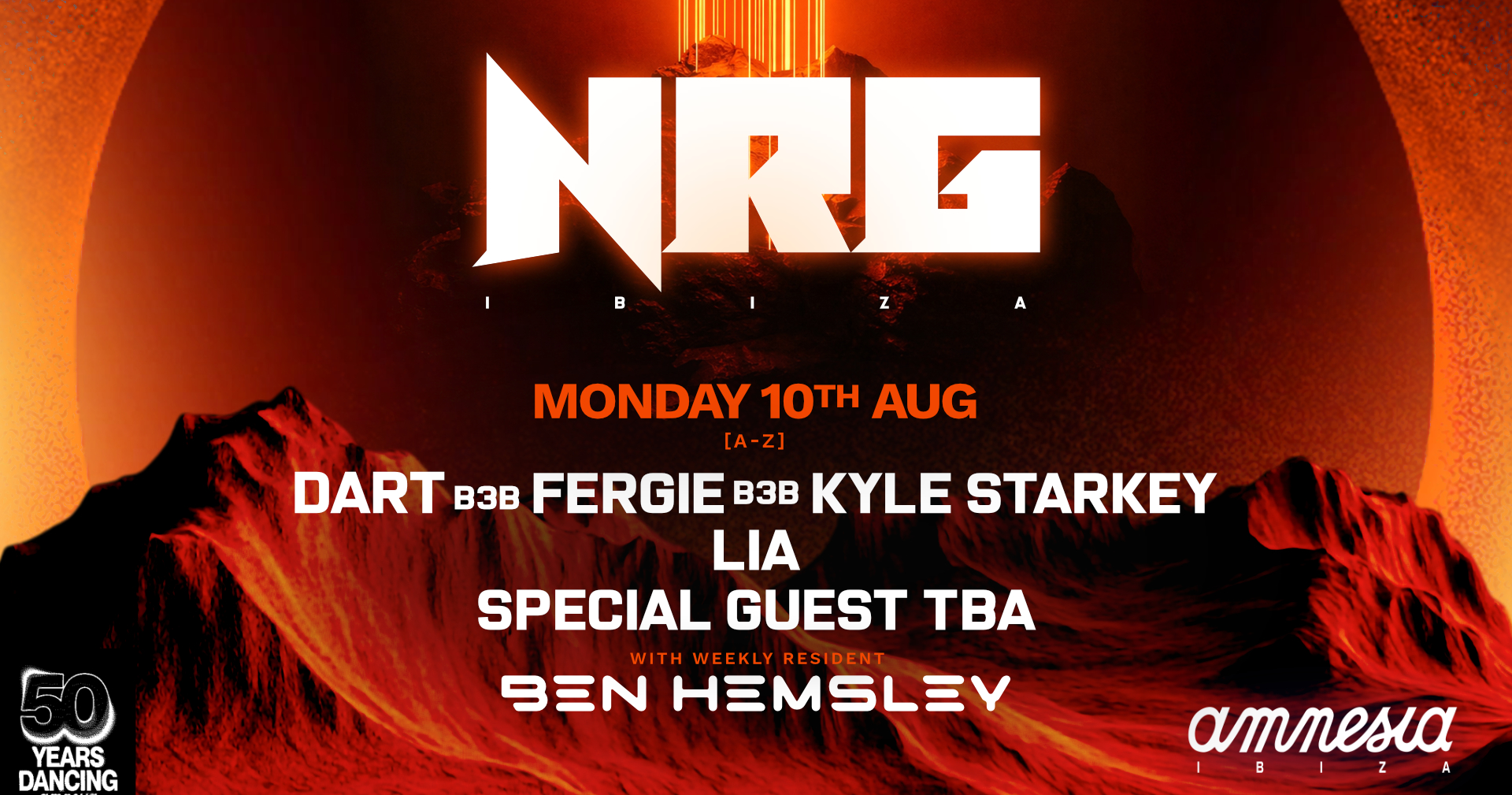 NRG : Ben Hemsley, Fergie, DART