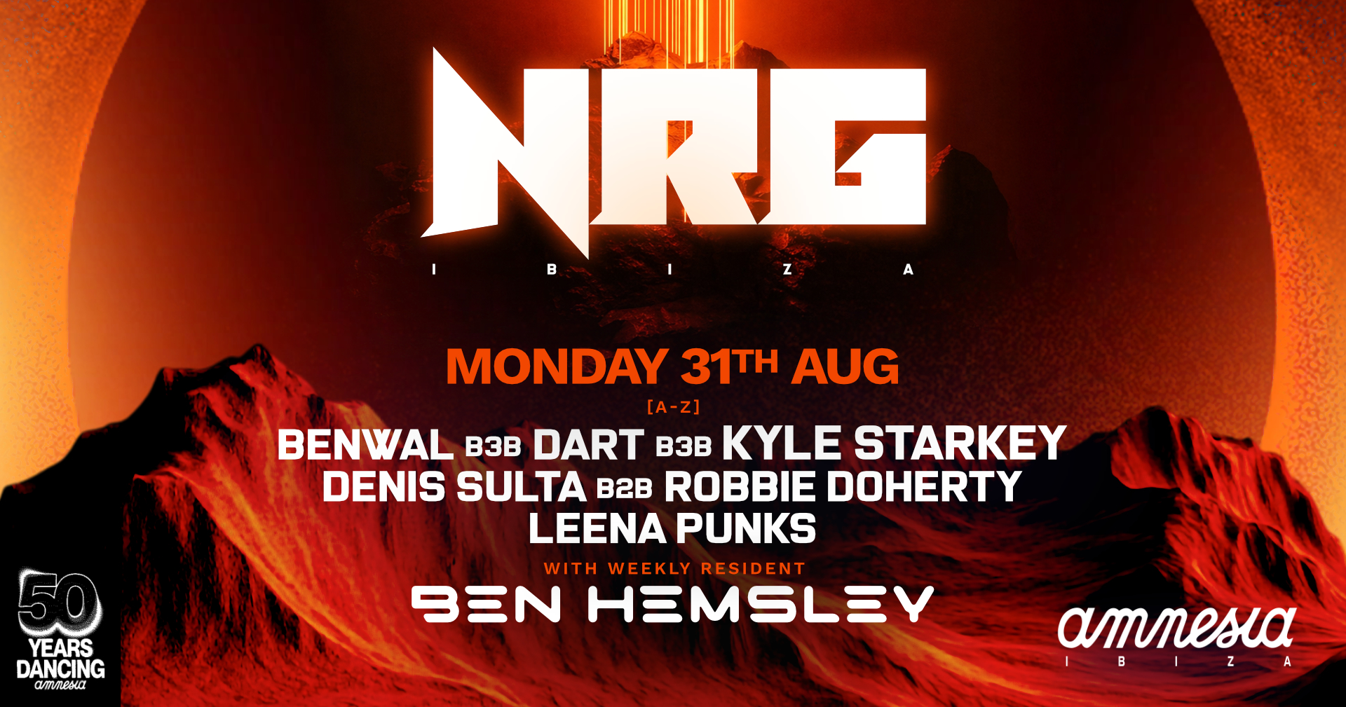 NRG : Denis Sulta, Ben Hemsley, Robbie Doherty