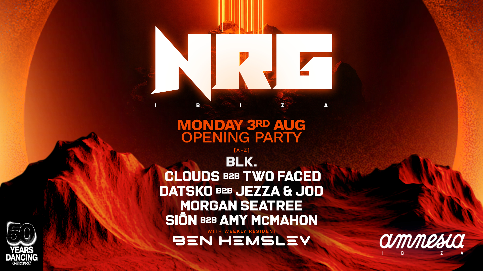 NRG Opening Party : Ben Hemsley, blk., DATSKO