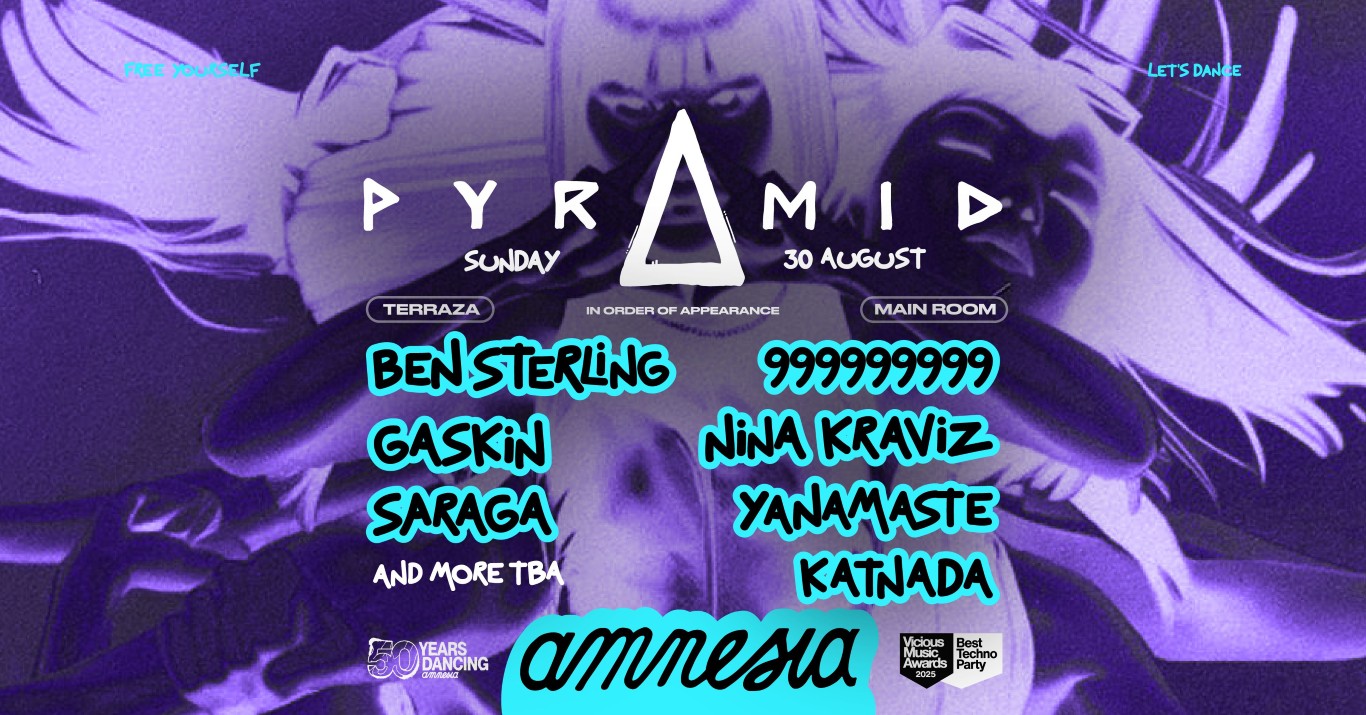 Pyramid : Nina Kraviz, 999999999, Ben Sterling