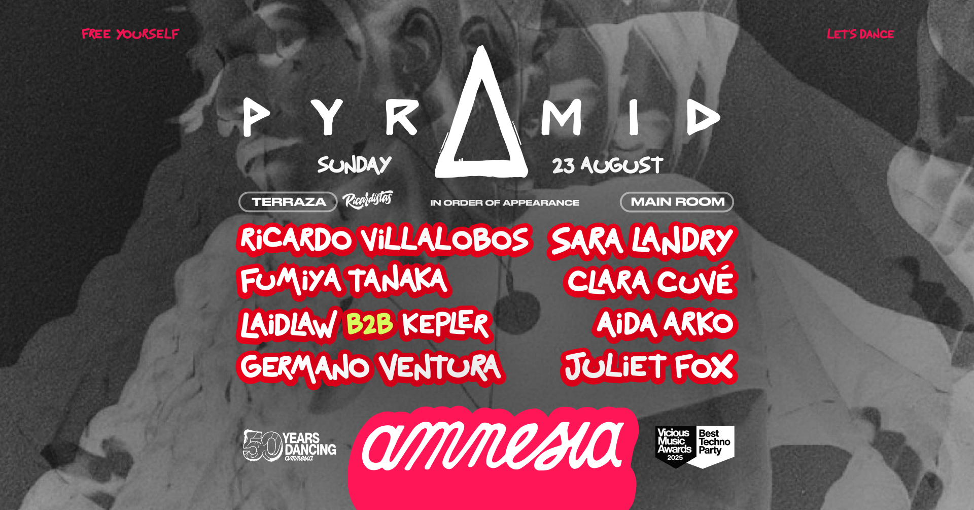 Pyramid : Sara Landry, Ricardo Villalobos, Fumiya Tanaka