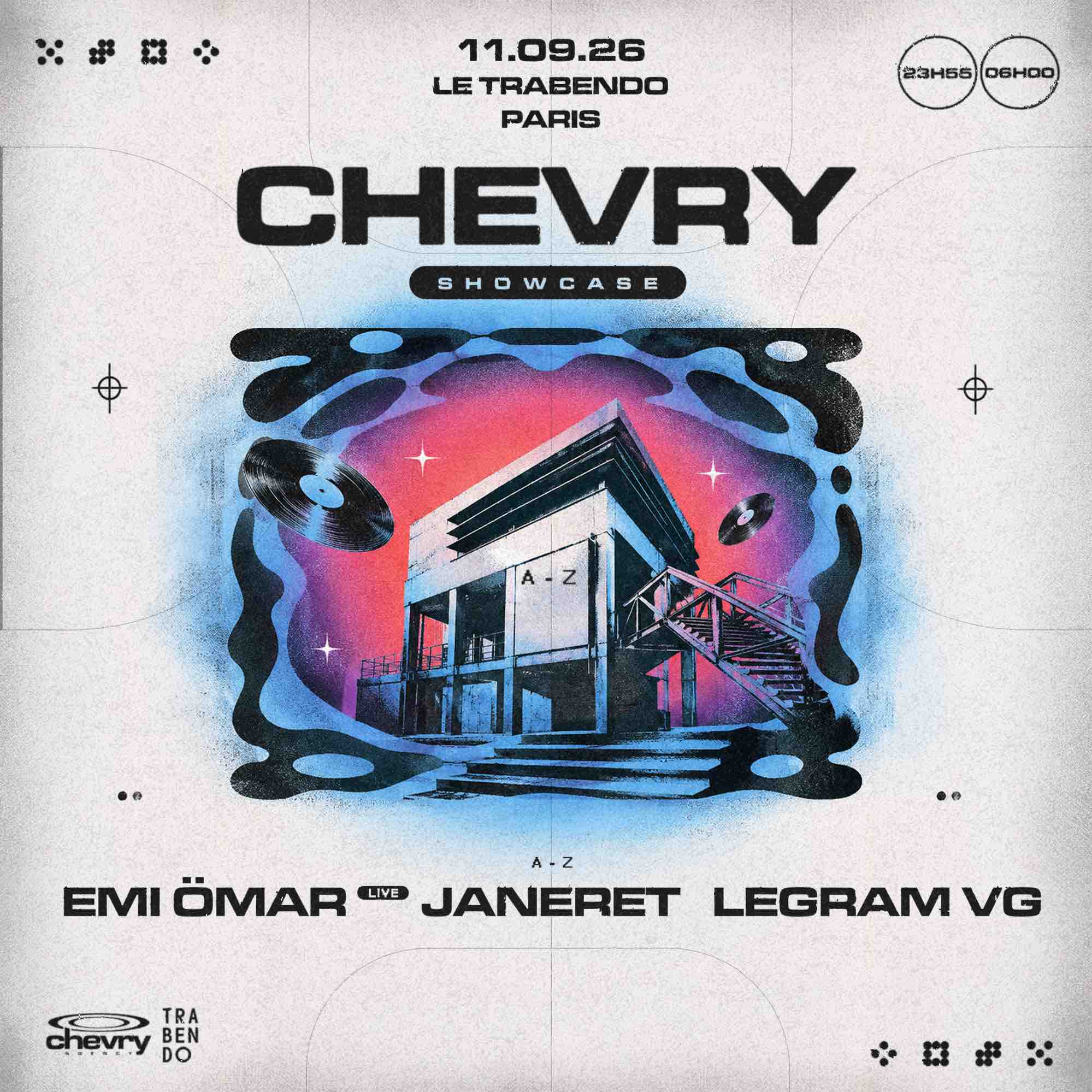 Chevry Showcase : Emi Ömar, Janeret, LEGRAM VG