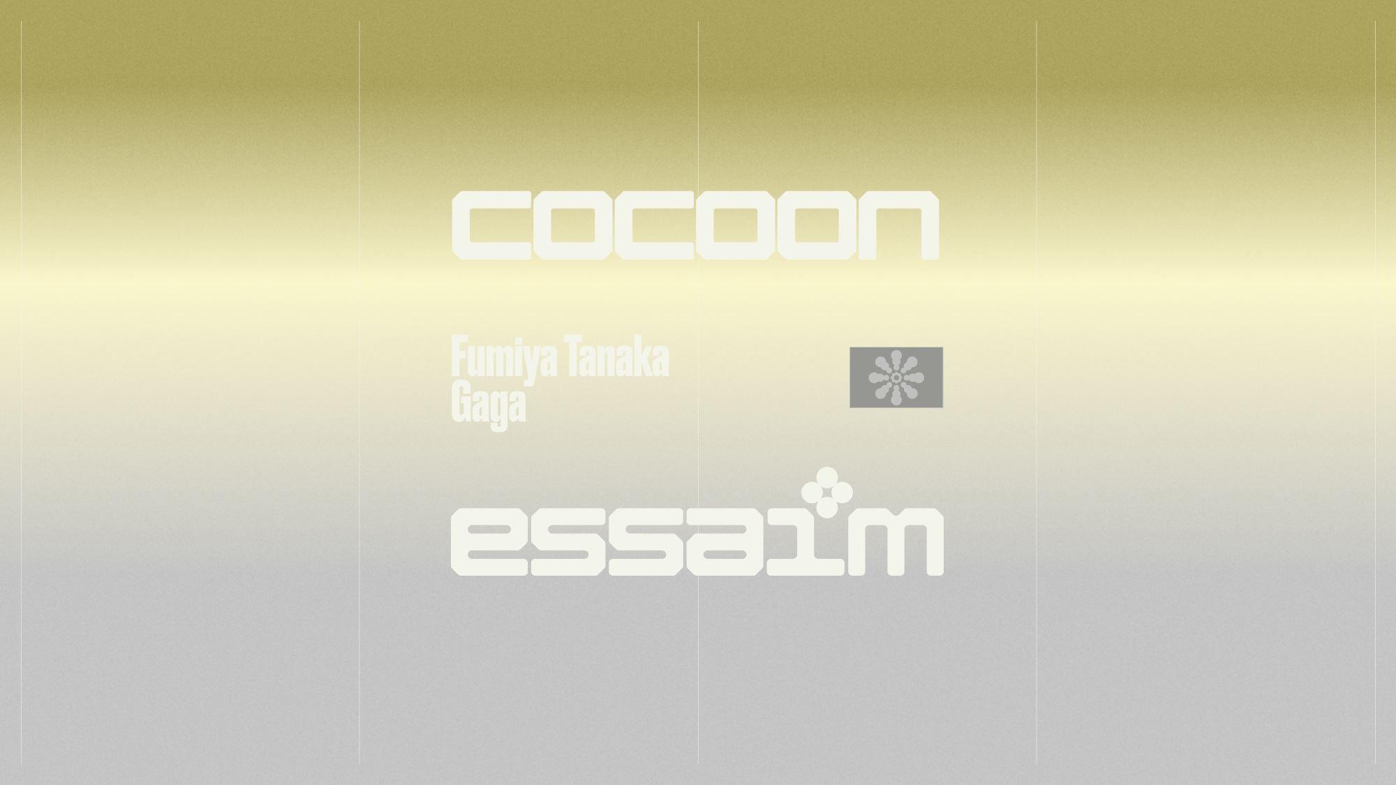cocoon with Fumiya Tanaka and Gaga at essaim, Paris, 19 September 2026