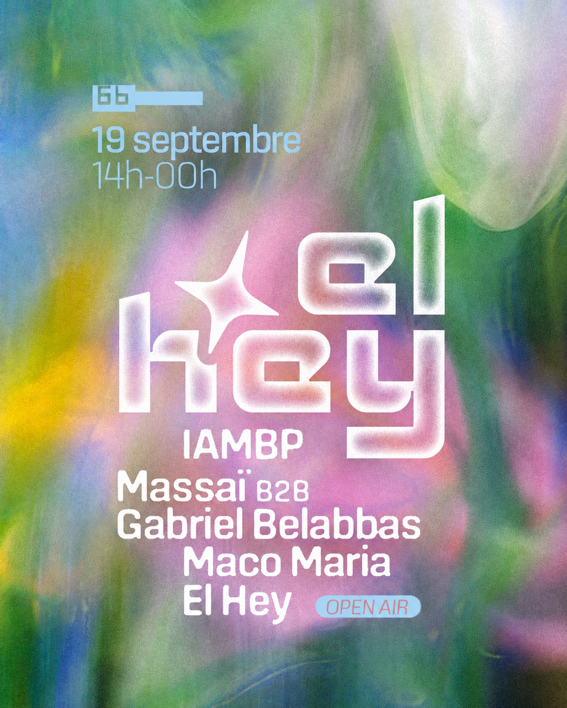 El Hey open air : IAMBP, Massaï b2b Gabriel Belabbas