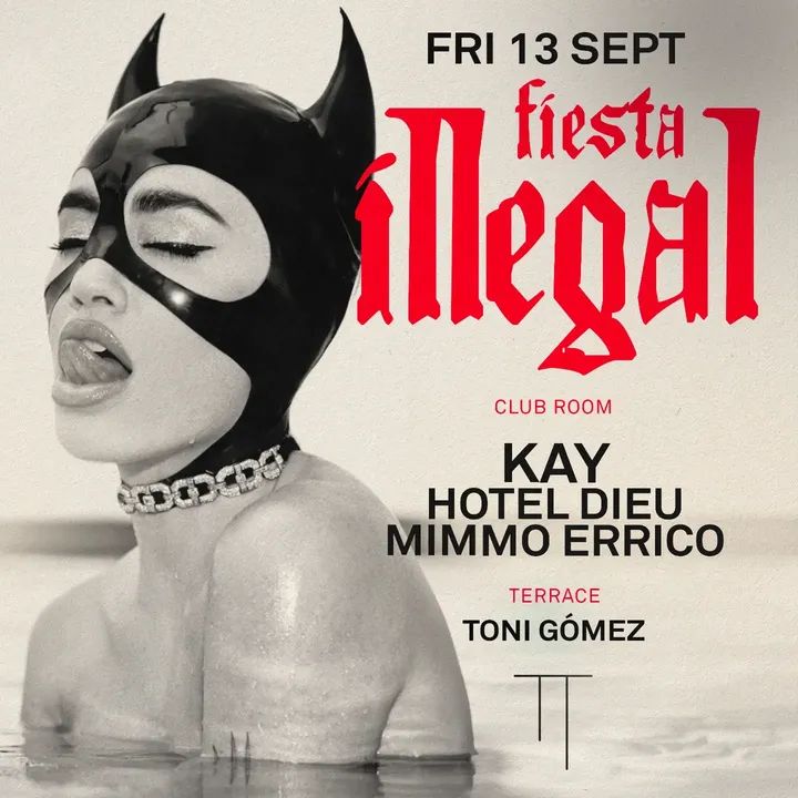 Fiesta Illegal at Tantra Bar Ibiza, 13 September 2026