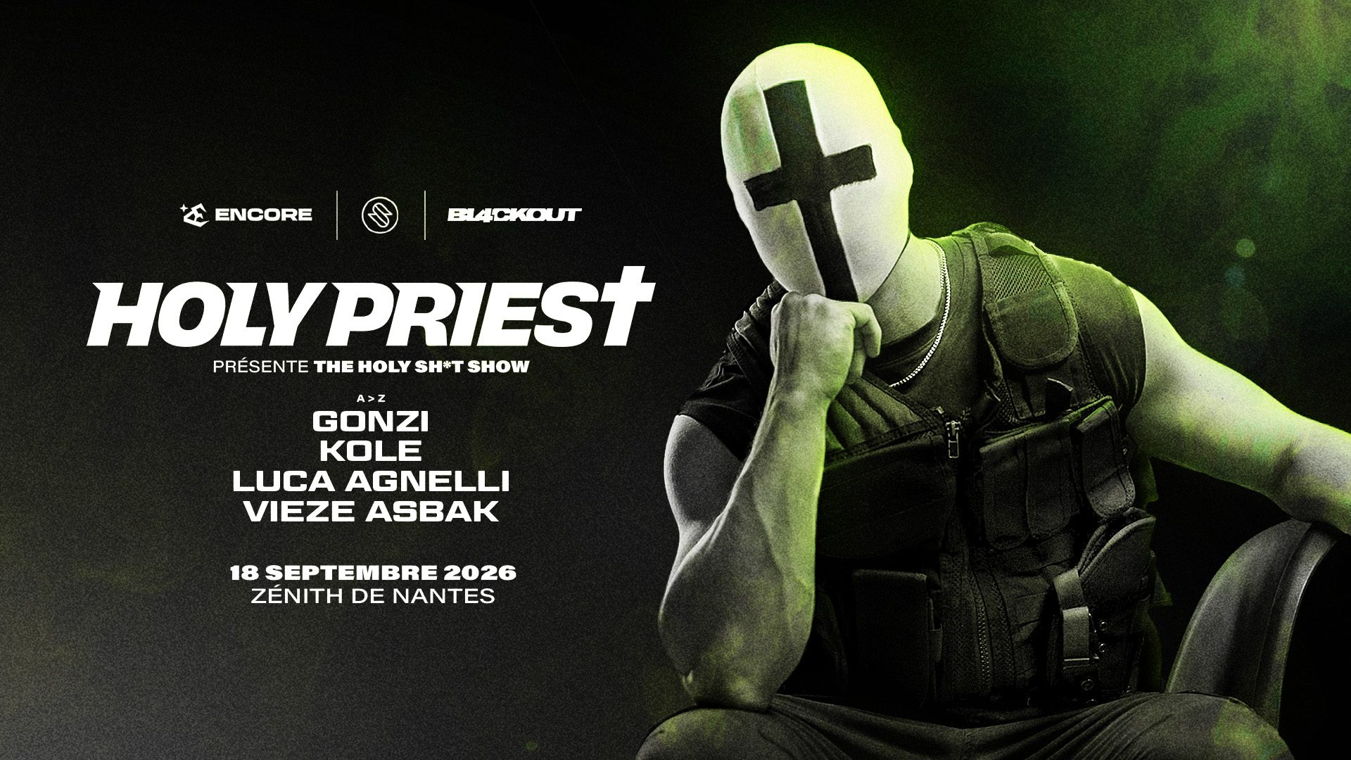 Holy Priest : The Holy Shit Show au Zénith Nantes Métropole