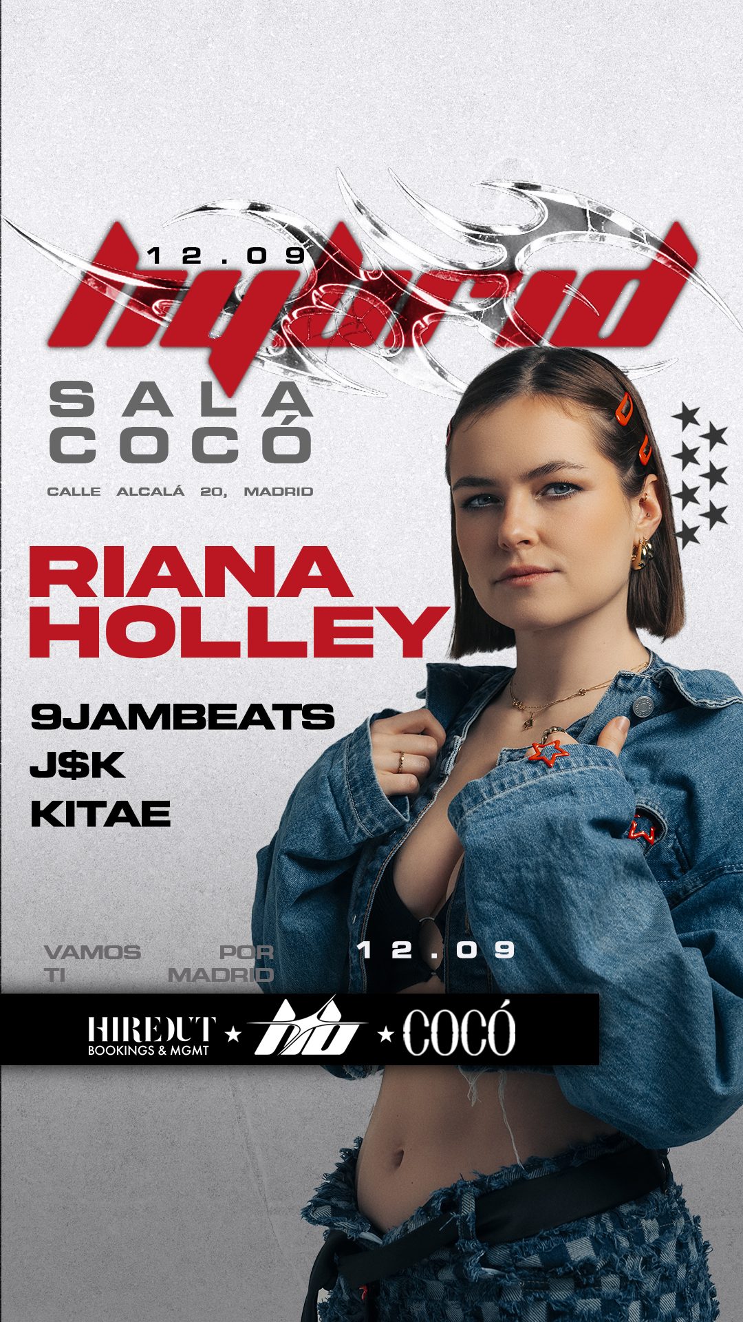 HYBRID : Riana Holley - Sala Cocó Madrid