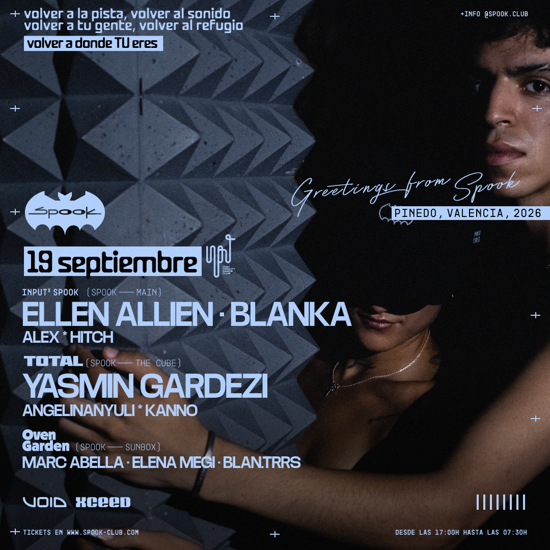 INPUT: BLANKA + Ellen Allien + Yasmin Gardezi  invitados