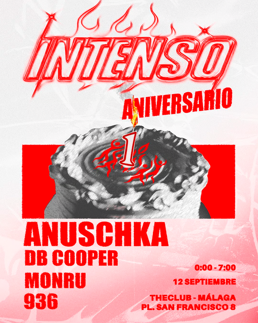 INTENSO 1ST ANNIVERSARY: ANUSCHKA · DB COOPER · 936 · MONRU