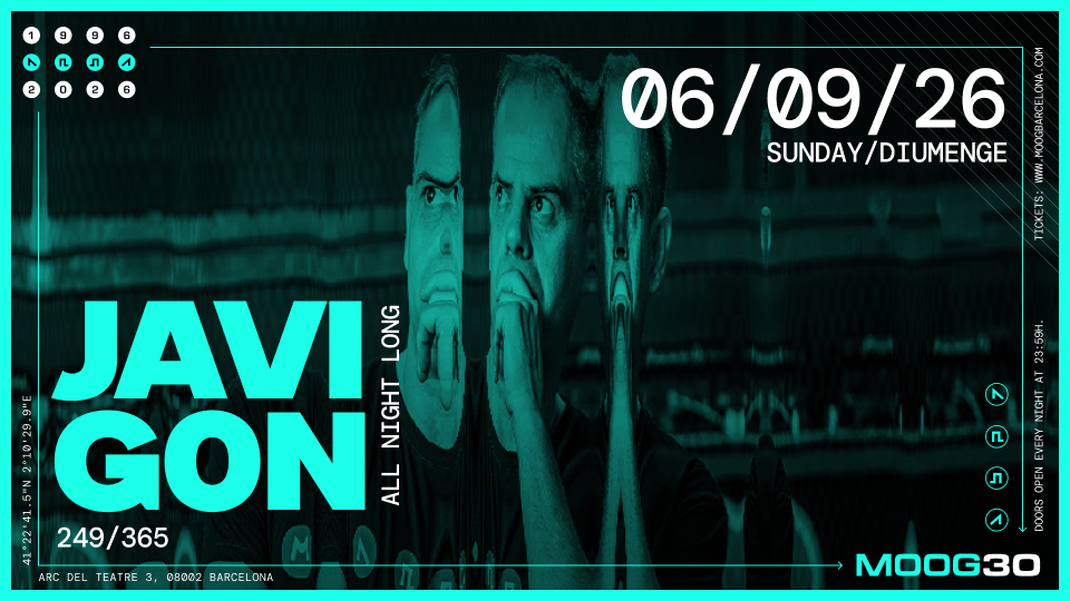 Javi gOn at Moog Club Barcelona, 2026-09-06