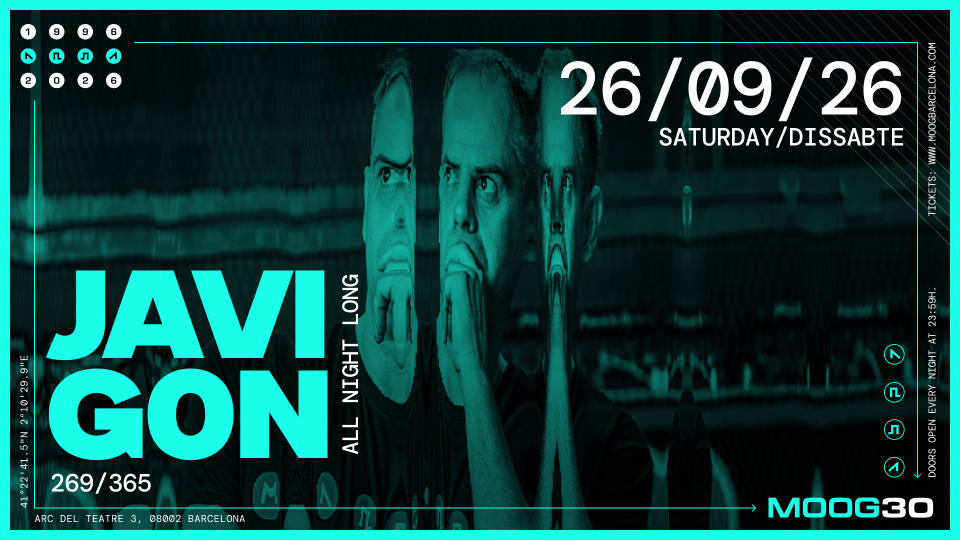 Javi gOn at Moog Club Barcelona, 2026-09-26