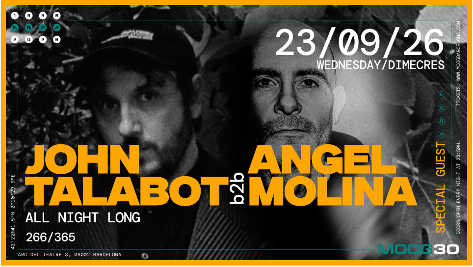 John Talabot b2b Ángel Molina, all night long