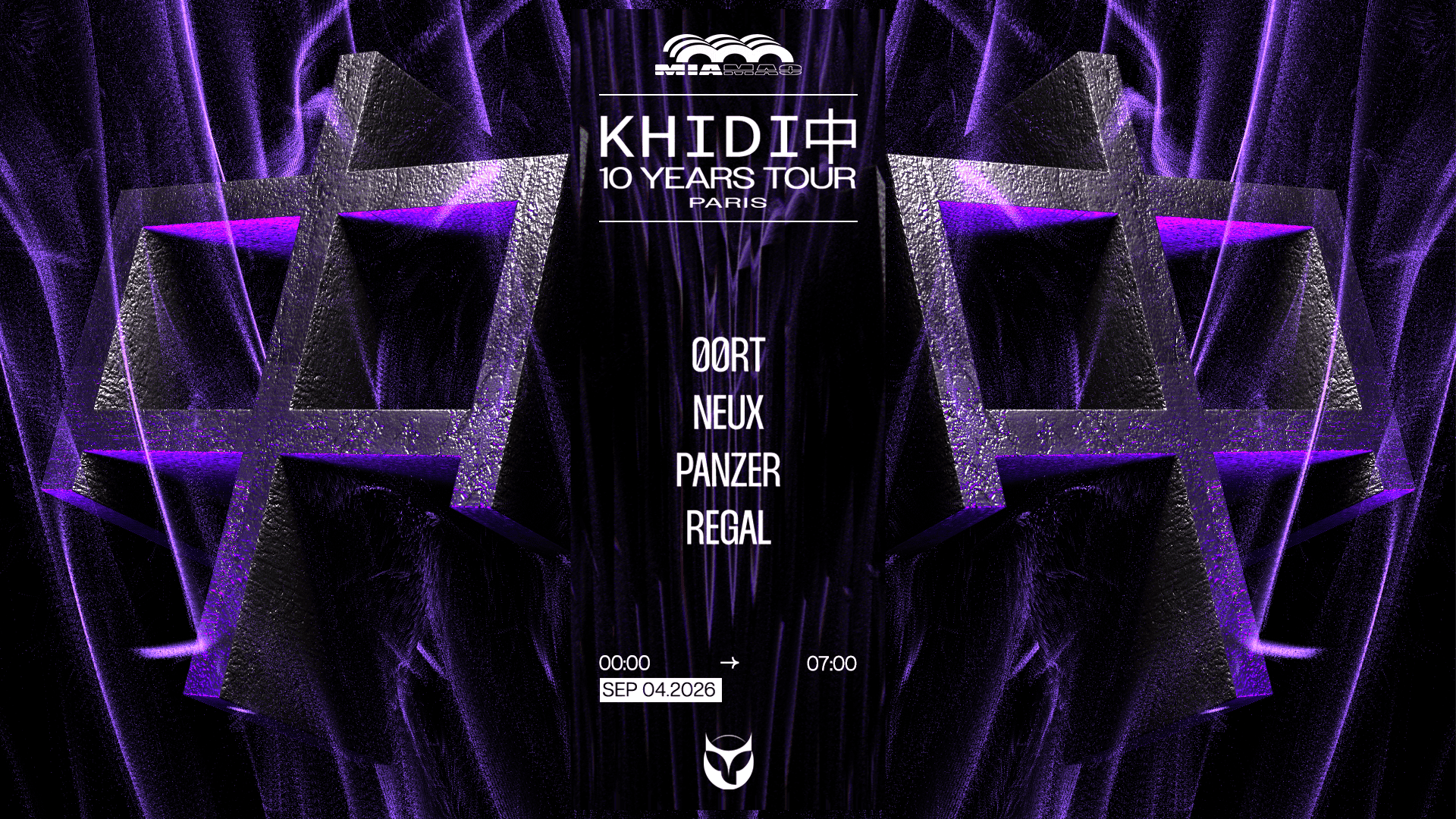 KHAOS x KHIDI 10 ans : Regal, NEUX, 00rt, Panzer