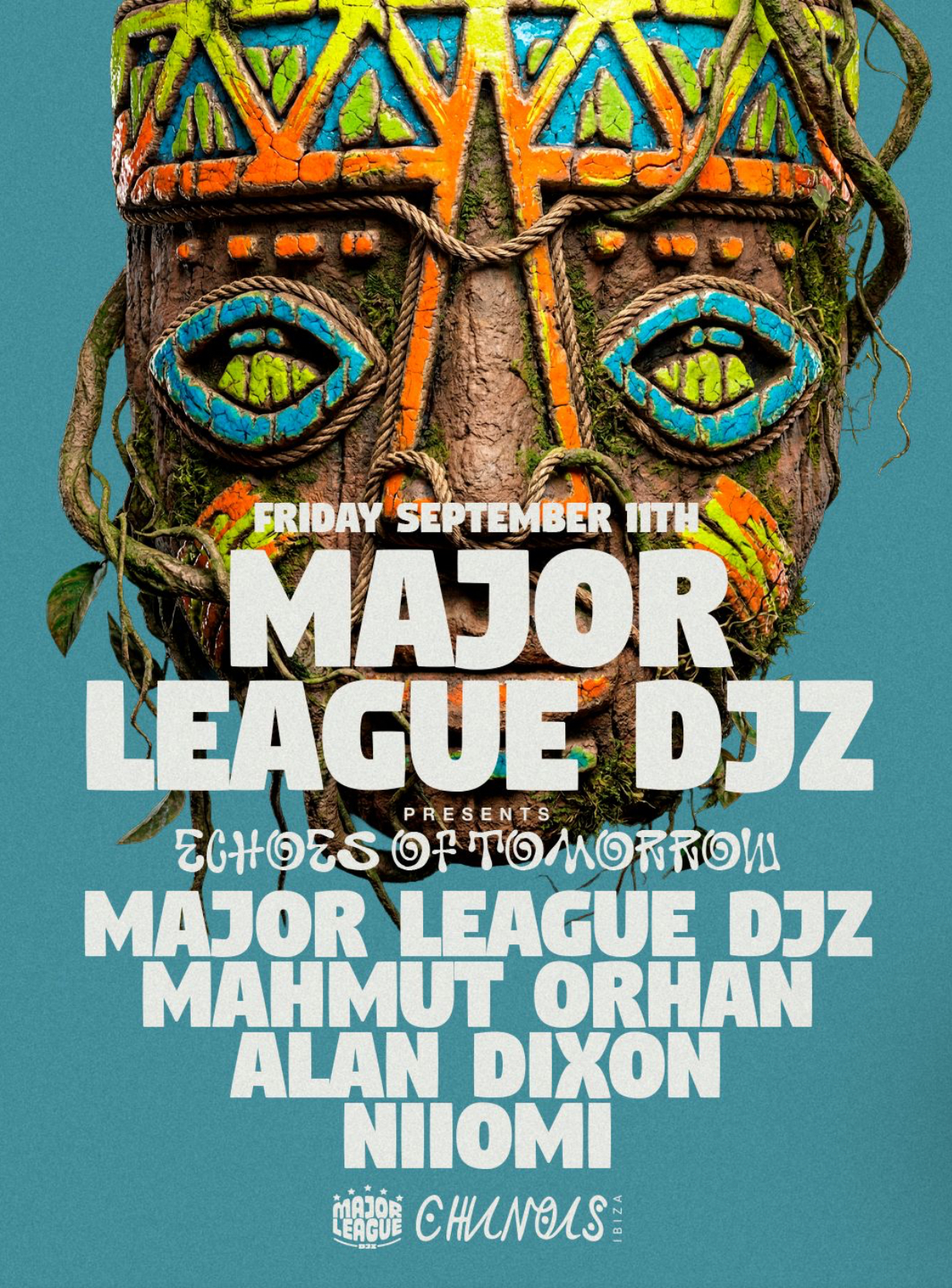 Major League DJz present Echoes of Tomorrow at Chinois Ibiza, 11 September 2026
