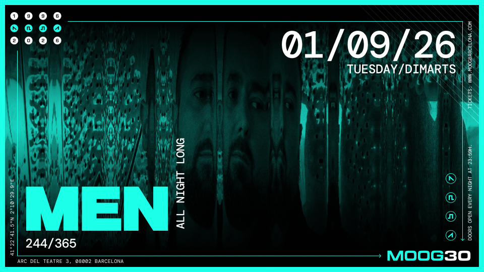 Men (L-Men-T) at Moog Club Barcelona, 2026-09-01