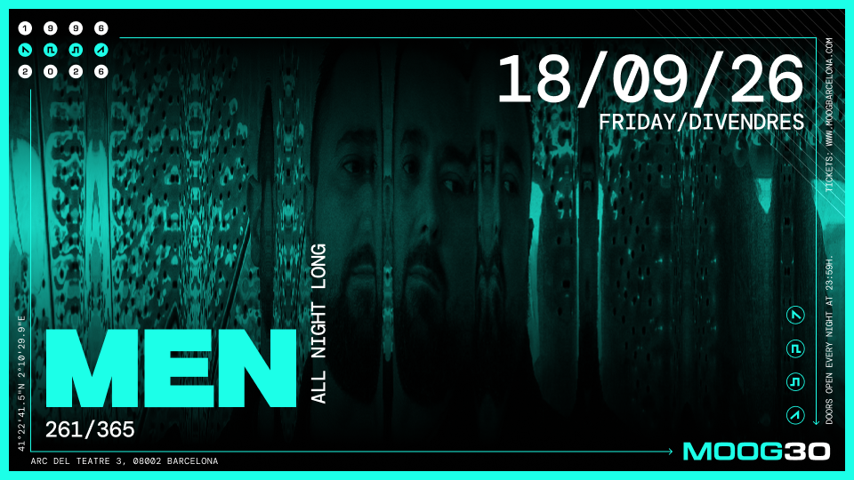 Men (L-Men-T) at Moog Club Barcelona, 2026-09-18