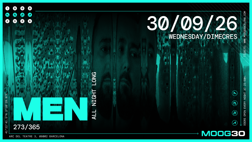Men (L-Men-T) at Moog Club Barcelona, 2026-09-30