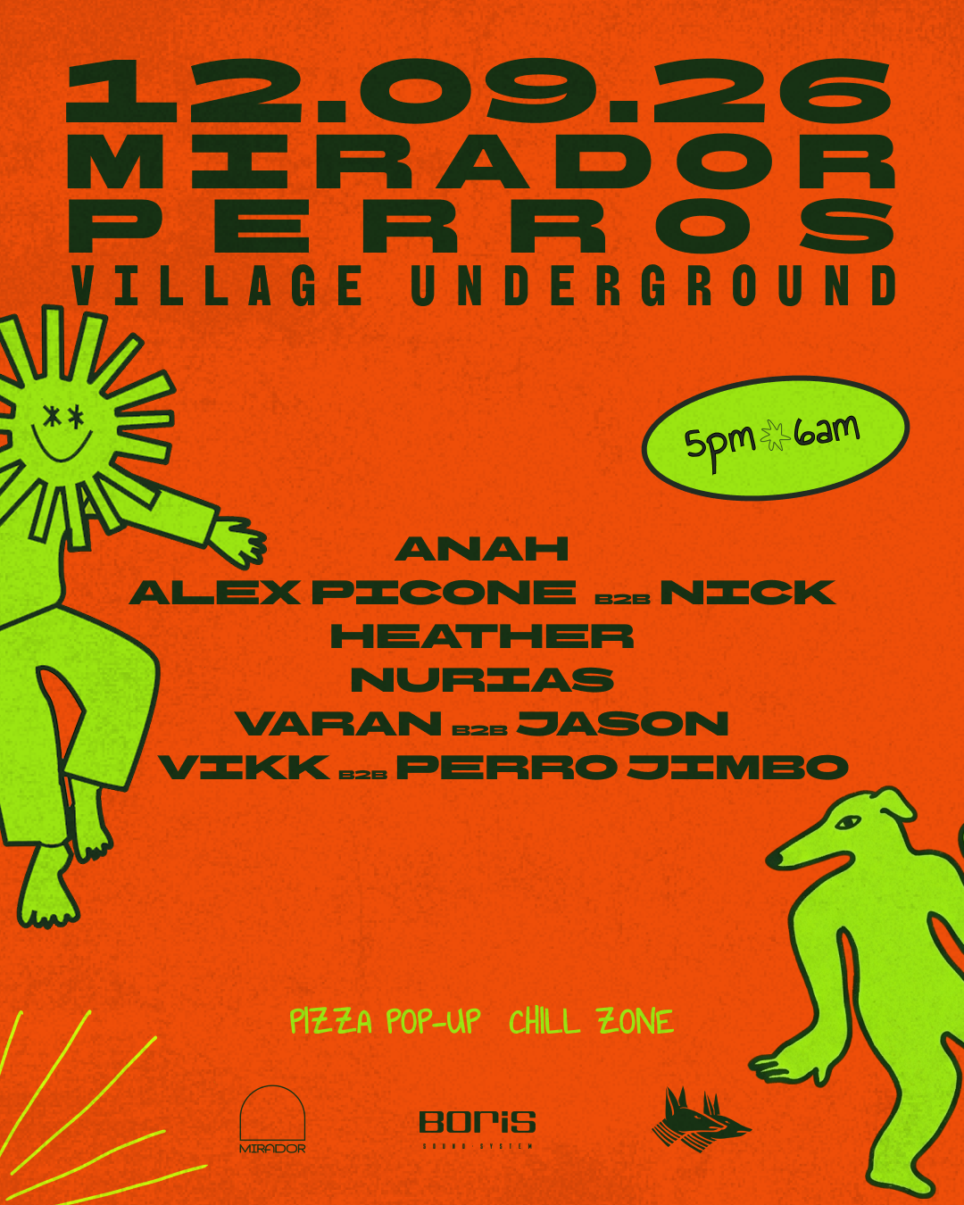 Mirador & Perros : open air et warehouse
