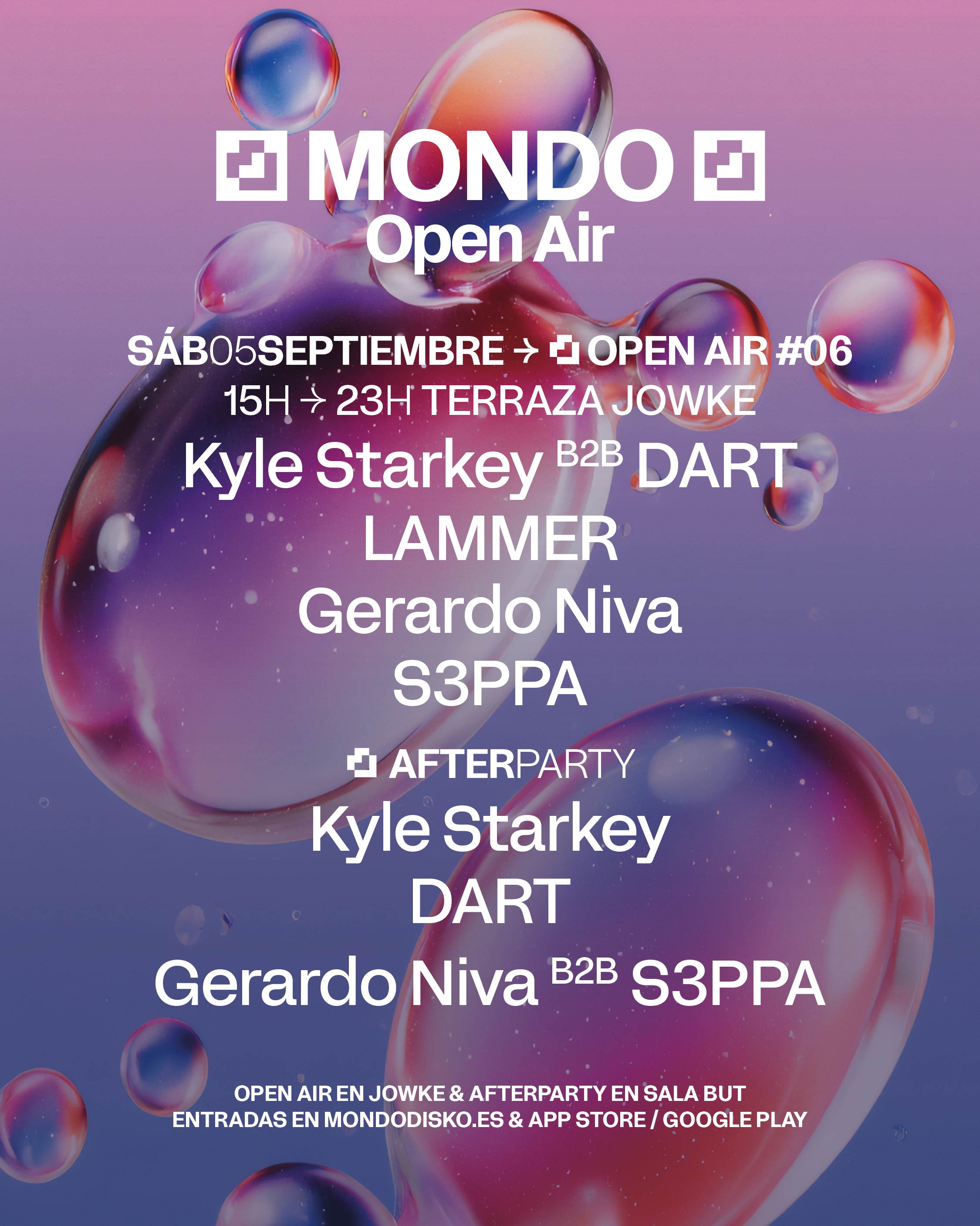 Mondo Open Air #06 : Kyle Starkey b2b Dart, Lammer, S3PPA