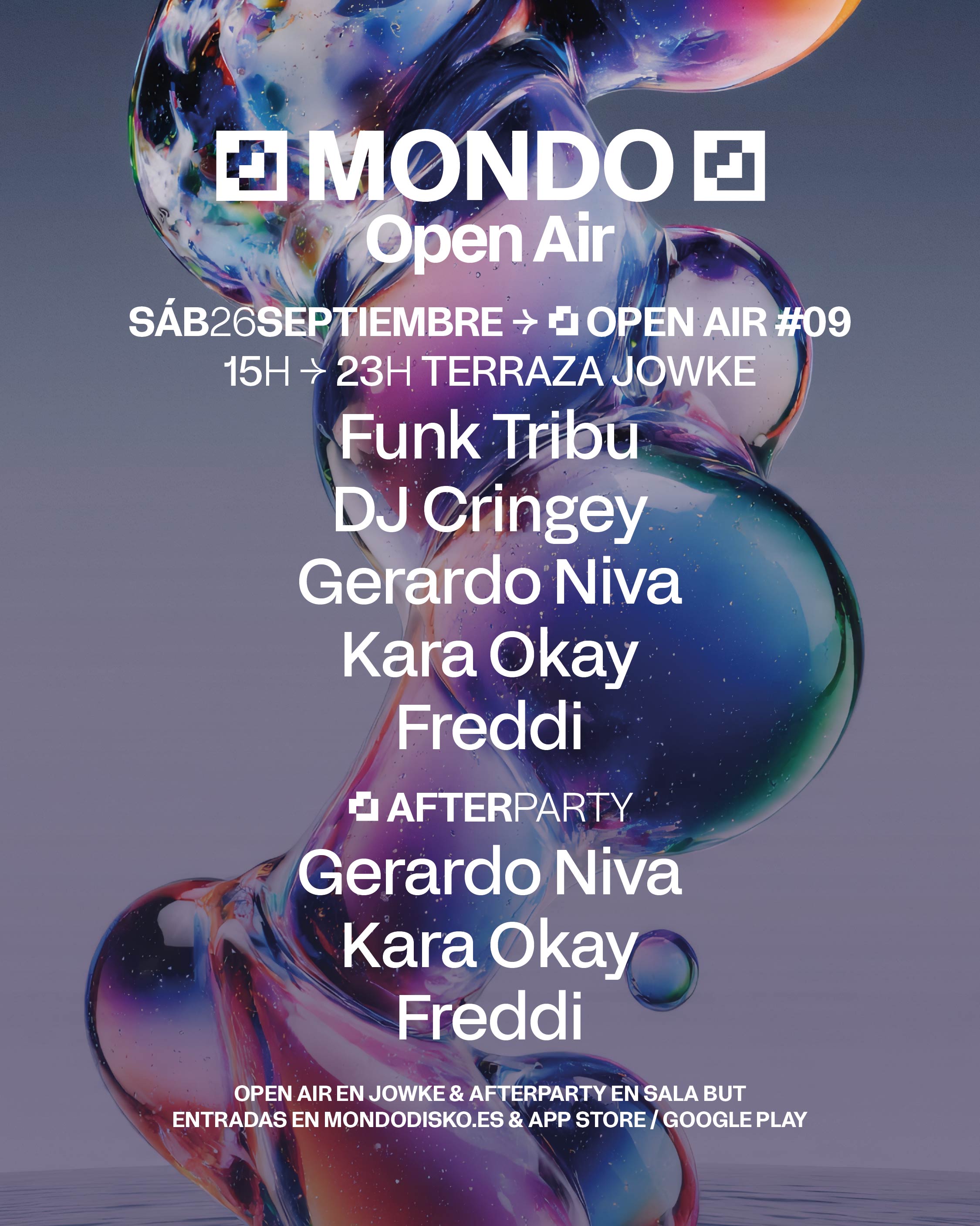 Mondo Open Air #09 : Funk Tribu, DJ Cringey, Kara Okay, Freddi
