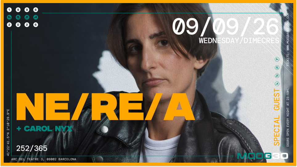 Ne/Re/A + Carol Nyx at Moog Club Barcelona, 2026-09-09