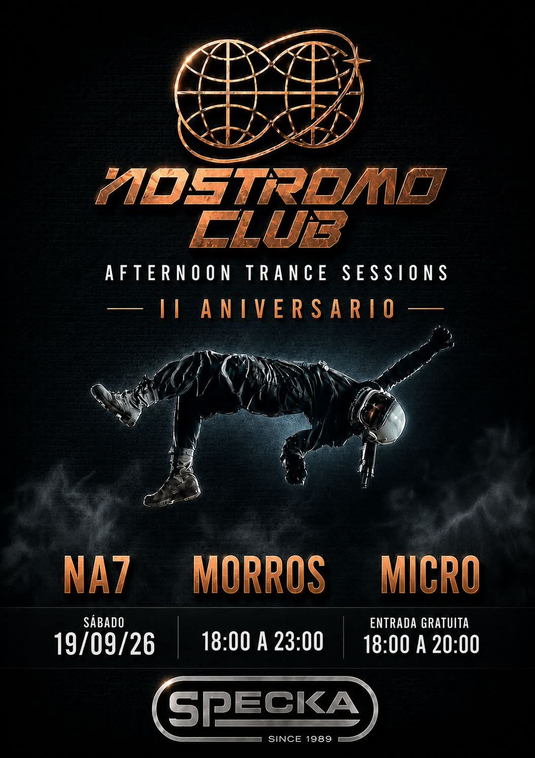 Nostromo Club : 2º aniversario, tardes de trance