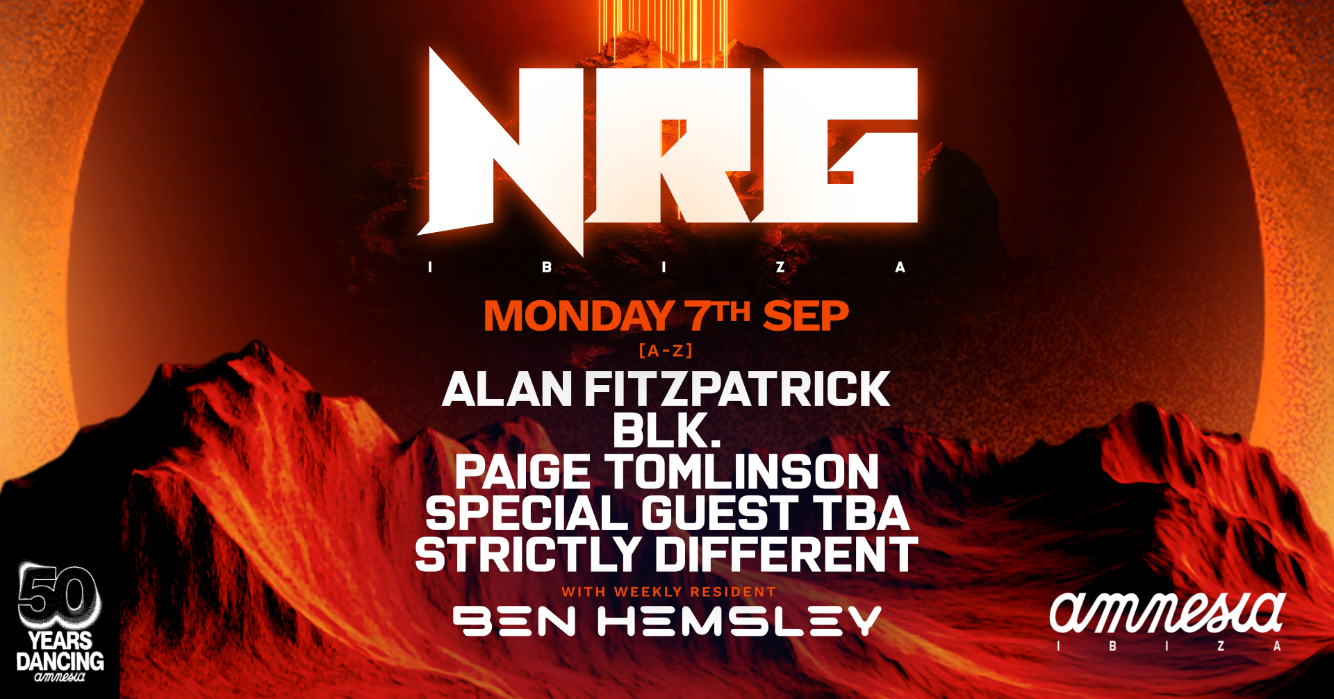 NRG : Alan Fitzpatrick, Ben Hemsley, Paige Tomlinson