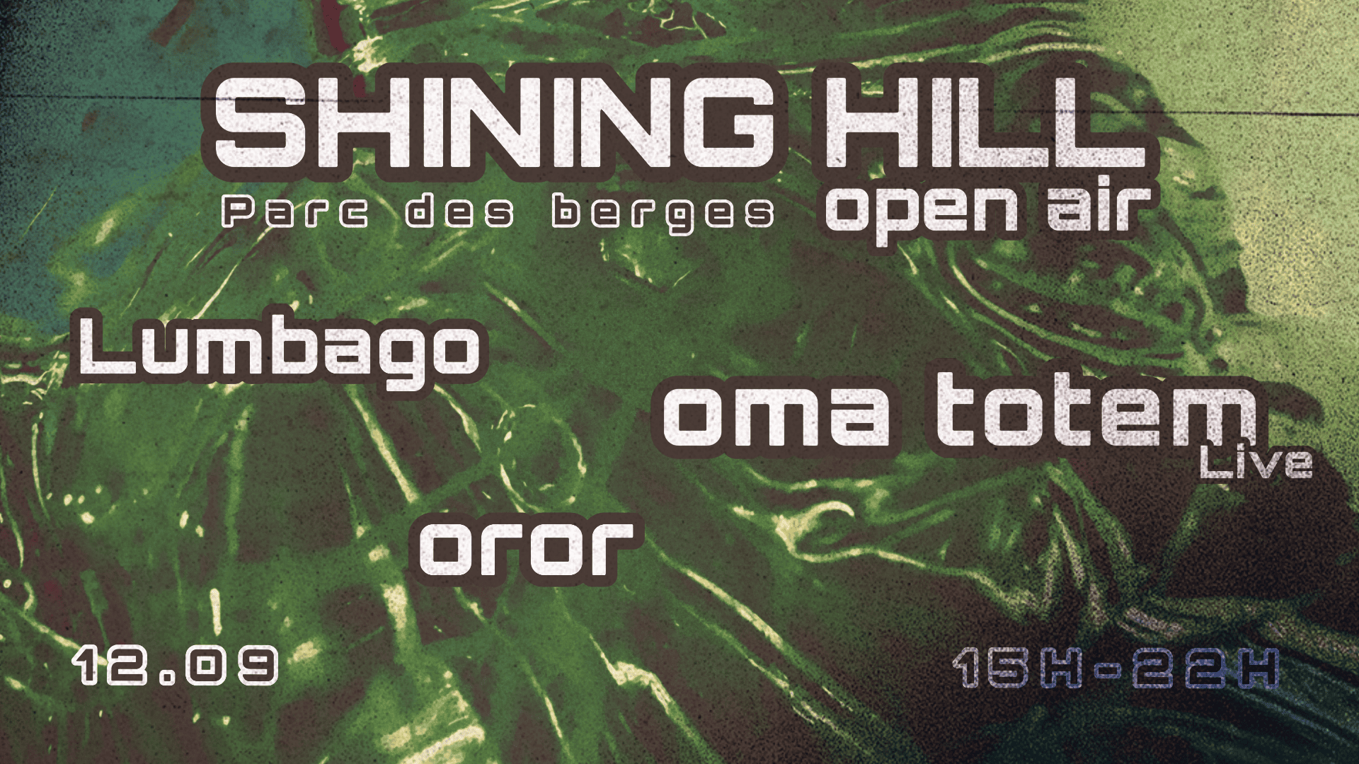 Shining Hill open air at Parc des Berges