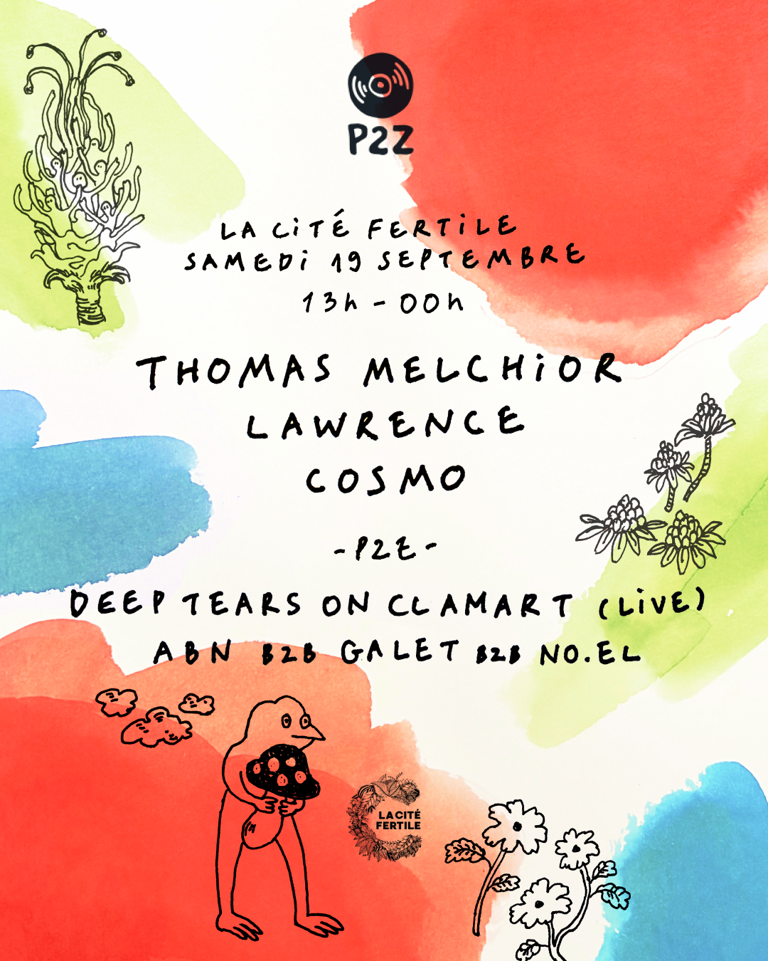 P2z Fertile : Thomas Melchior, Lawrence, Cosmo