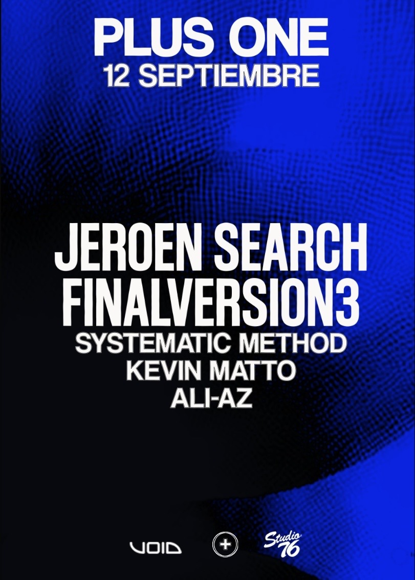 Plus One season V opening : Jeroen Search