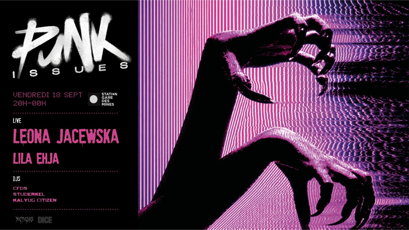 PUNK ISSUES #4 : Leona Jacewska, Lila Ehjä : affiche officielle