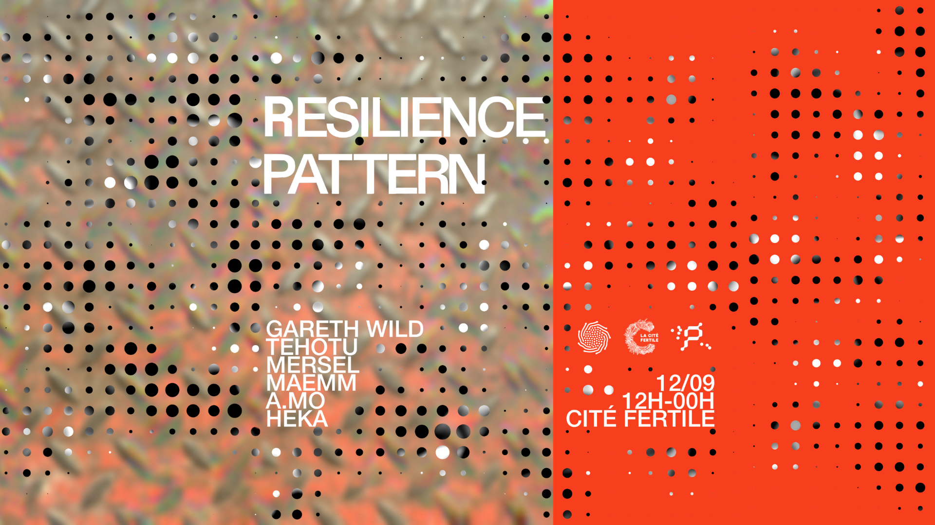 Résilience X Cité Fertile Invites Pattern - Warehouse Day