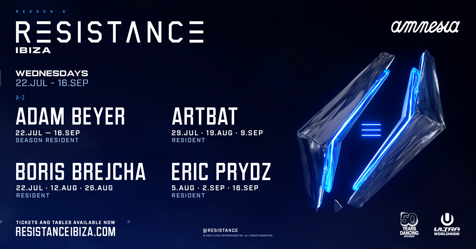 Resistance closing : I Hate Models, Eric Prydz, Adam Beyer