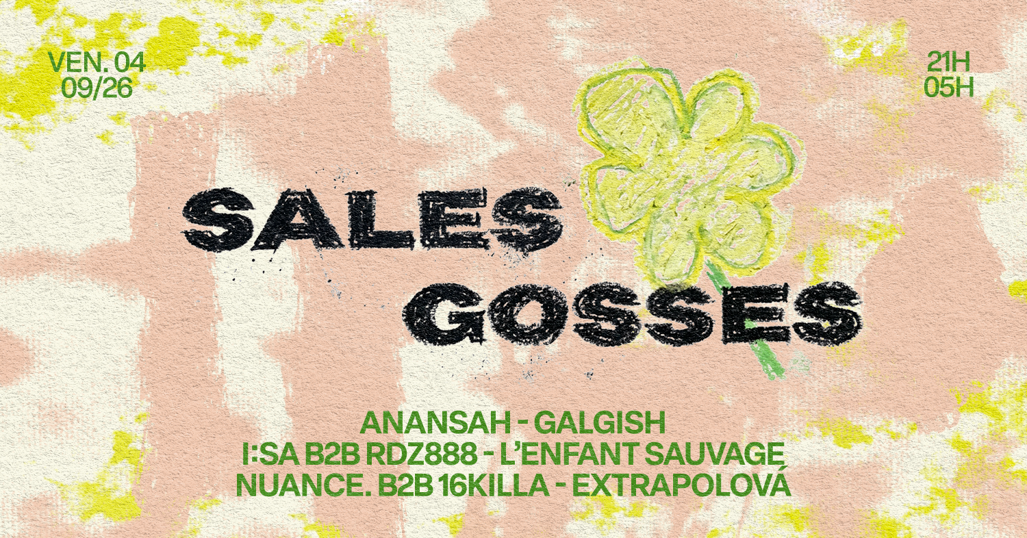 Sales Gosses at Panic Room, Paris, 4 September 2026