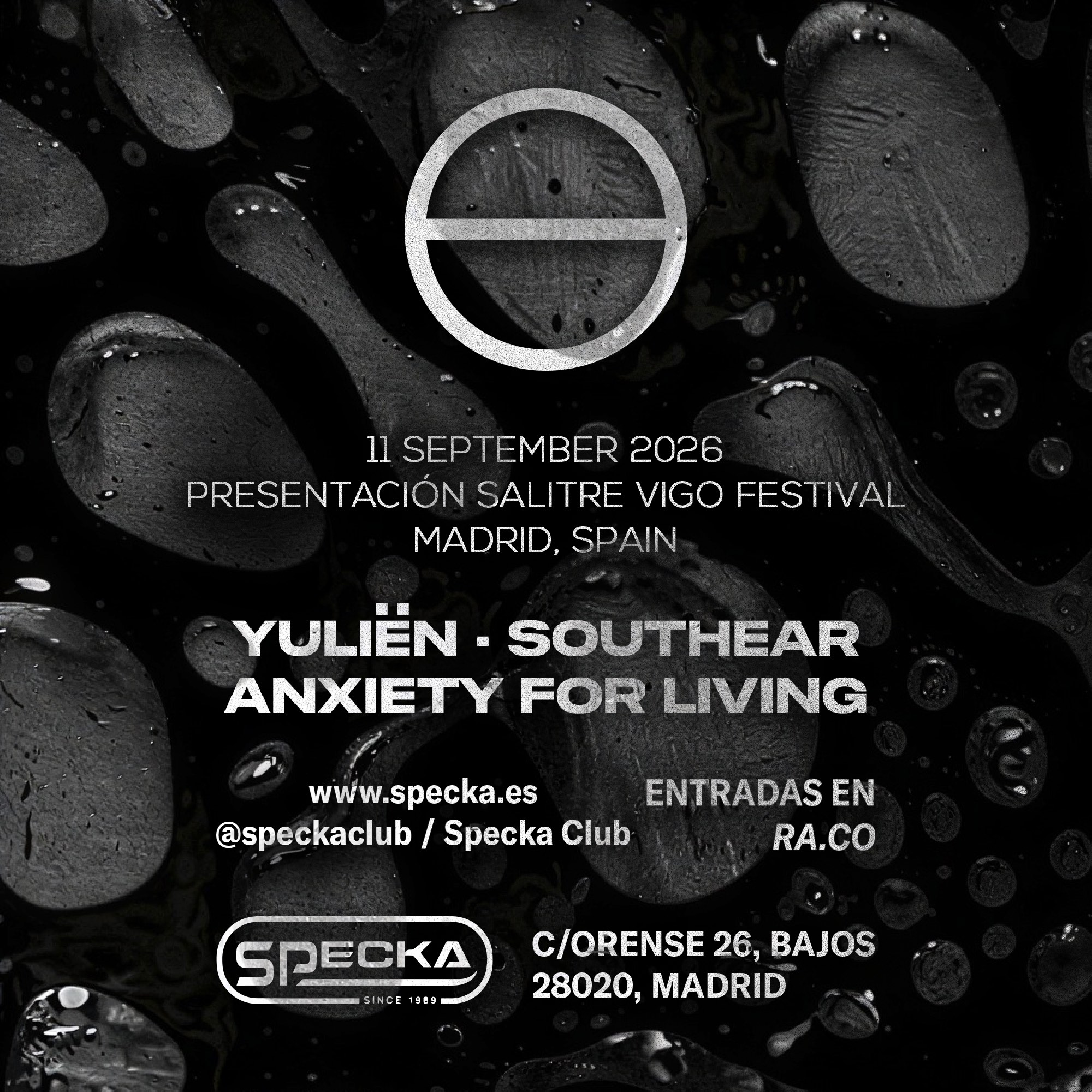Salitre Vigo Festival 2026 presentation at Specka, Madrid, 11 September 2026