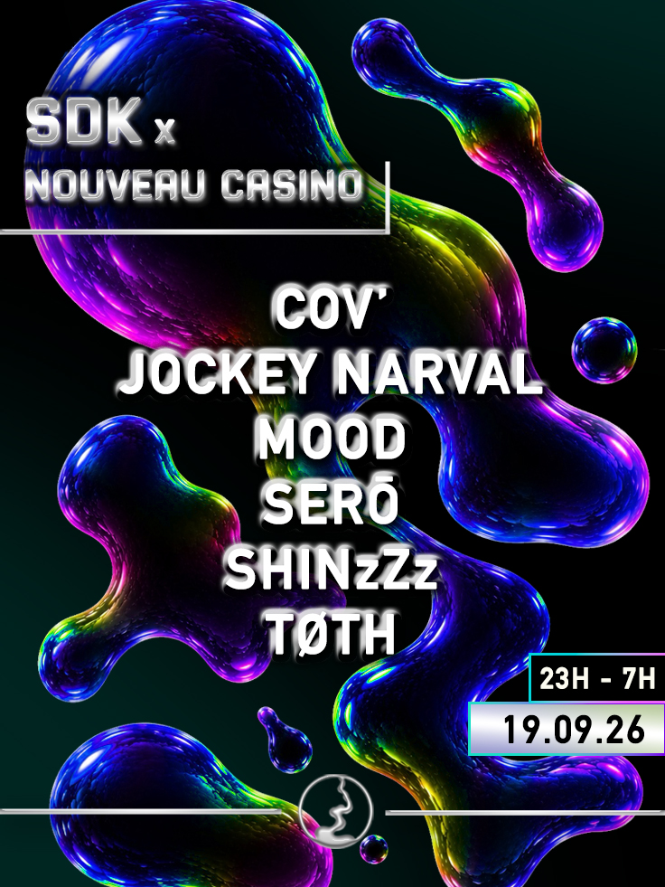 SDK x Nouveau Casino, Paris, 19 September 2026