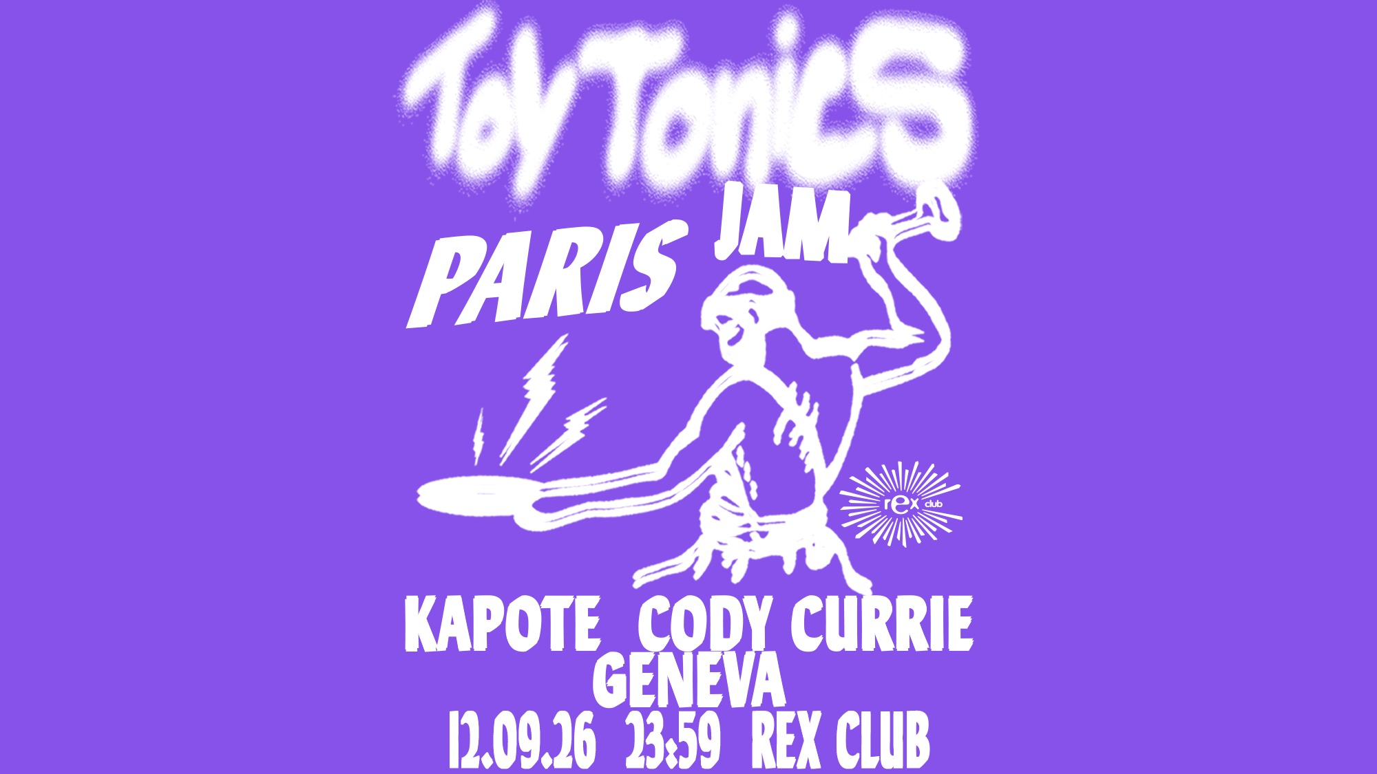Toy Tonics Paris Jam : Kapote, Cody Currie